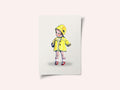 Baby Doll In Rain Jacket Retro Toy By Renee Machan