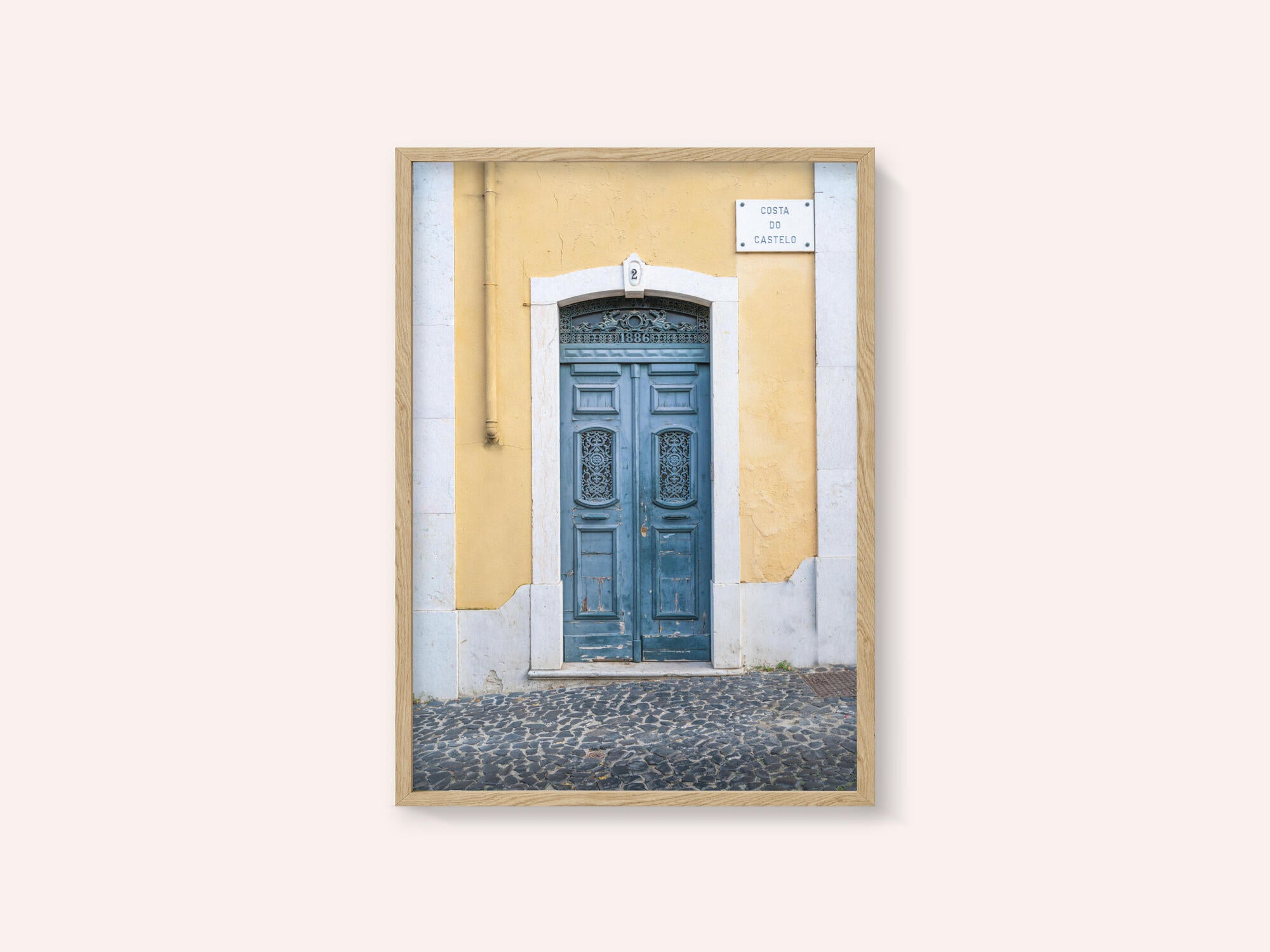 The blue door nr. 2 in Lisbon, Portugal - street and travel photography
