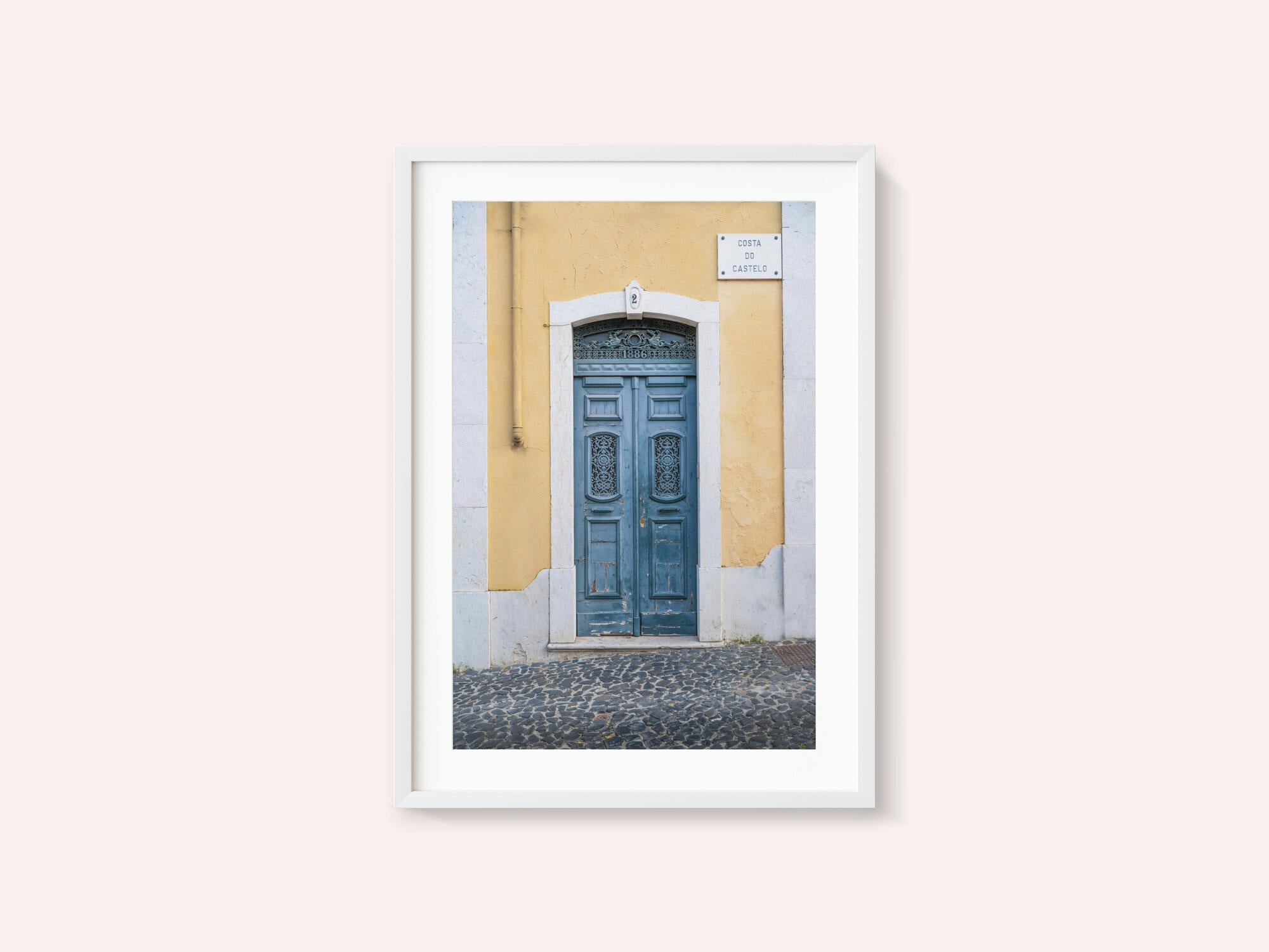 The blue door nr. 2 in Lisbon, Portugal - street and travel photography
