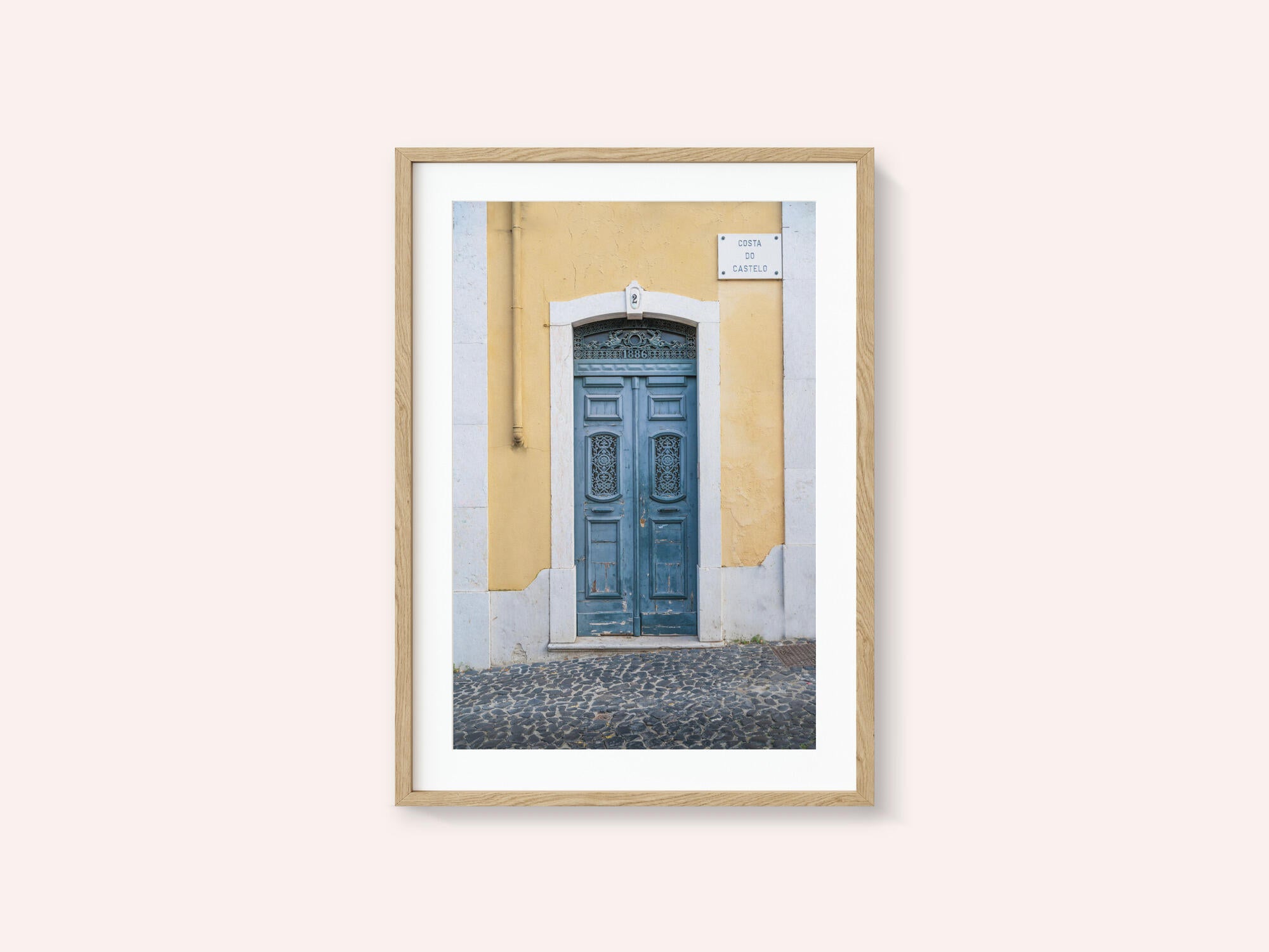 The blue door nr. 2 in Lisbon, Portugal - street and travel photography