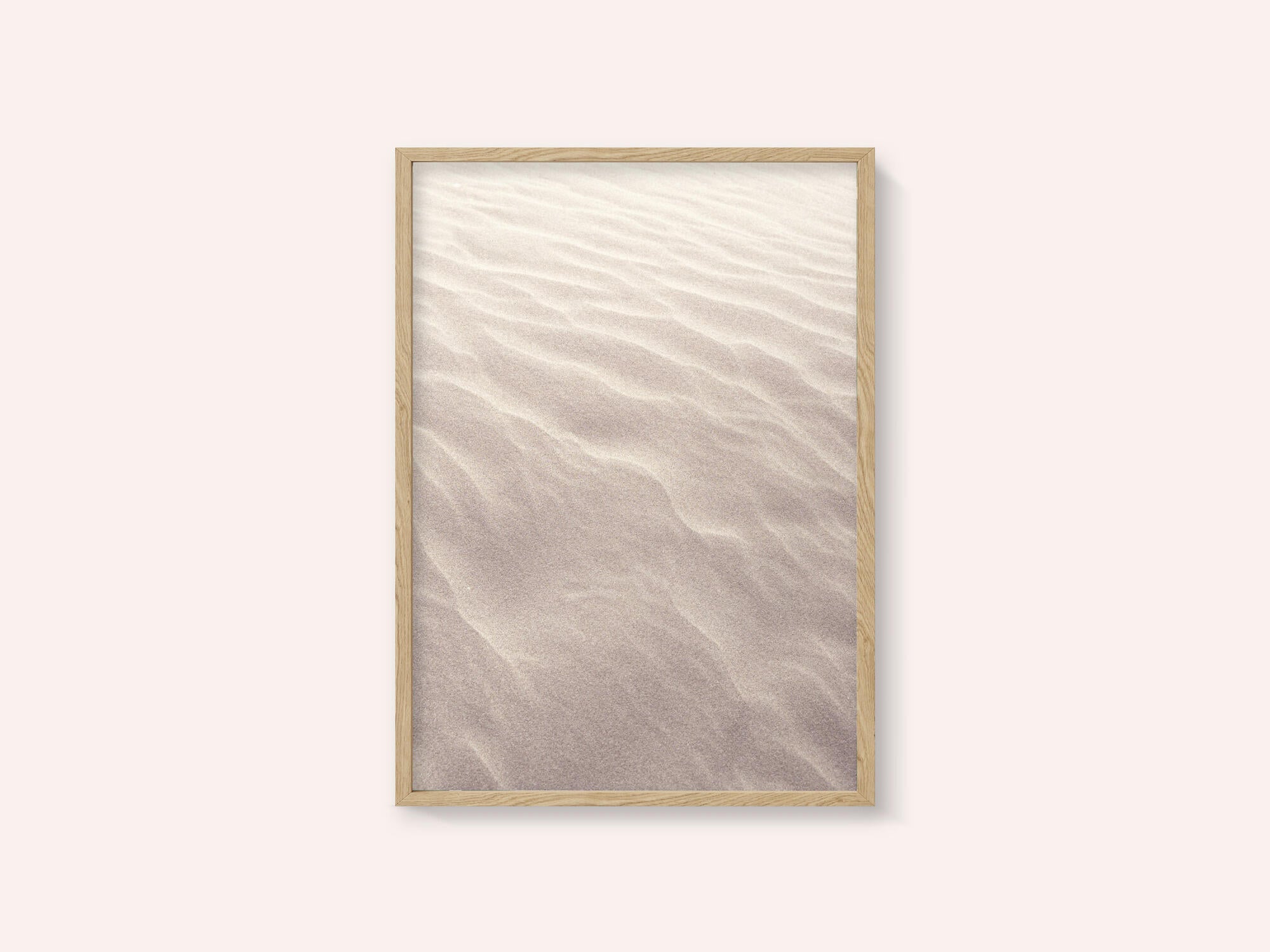 Neutral  colors sand pattern on the beach - nature and travel photography