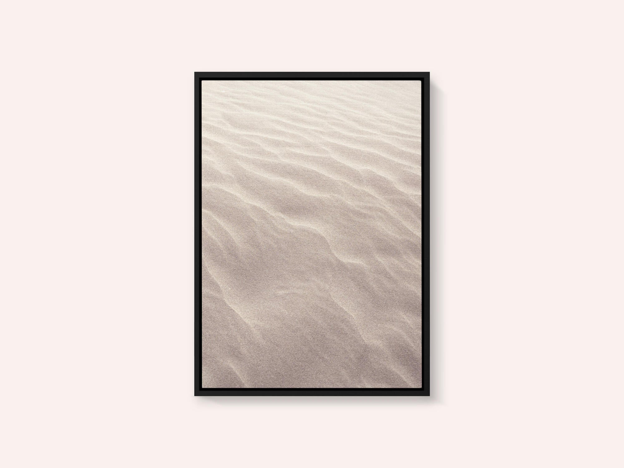Neutral  colors sand pattern on the beach - nature and travel photography