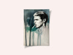 Pensive Man Profile Smoke
