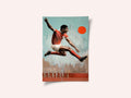 Leaping Soccer Player
