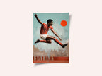 Leaping Soccer Player