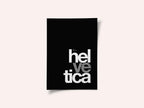 Bold Striped Helvetica
