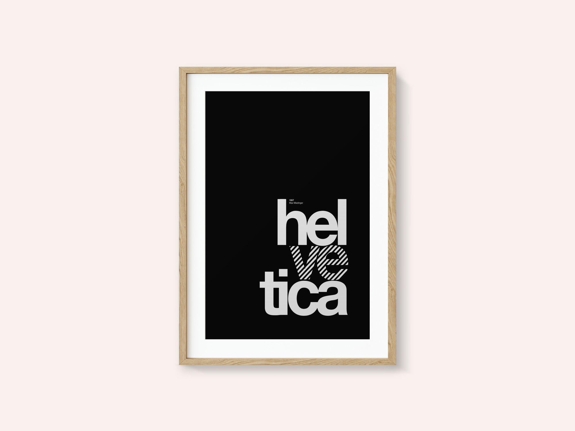 Bold Striped Helvetica