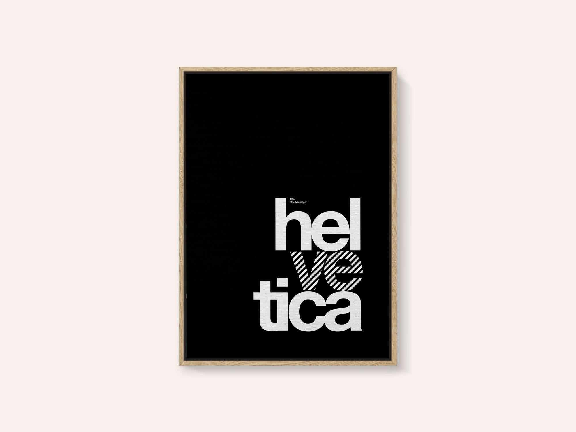 Bold Striped Helvetica