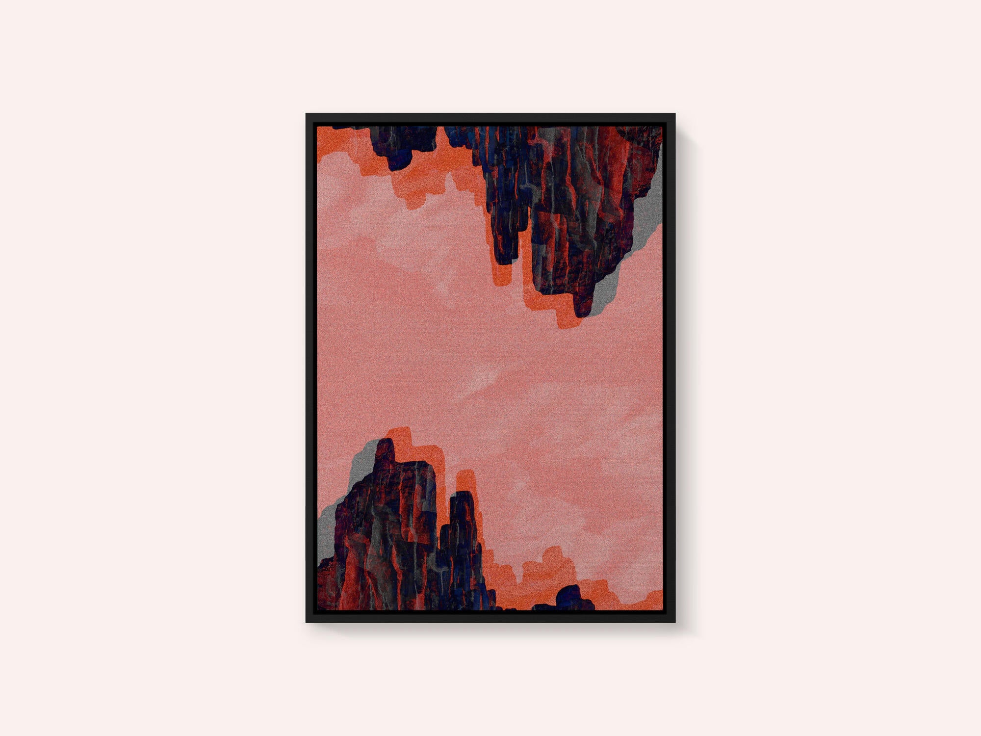 Pink Canyon Abstract
