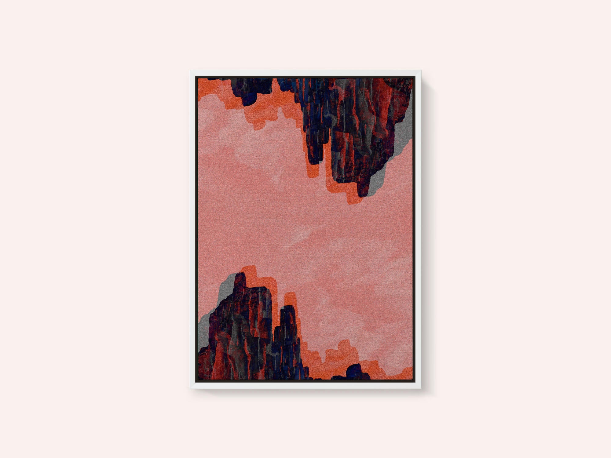 Pink Canyon Abstract