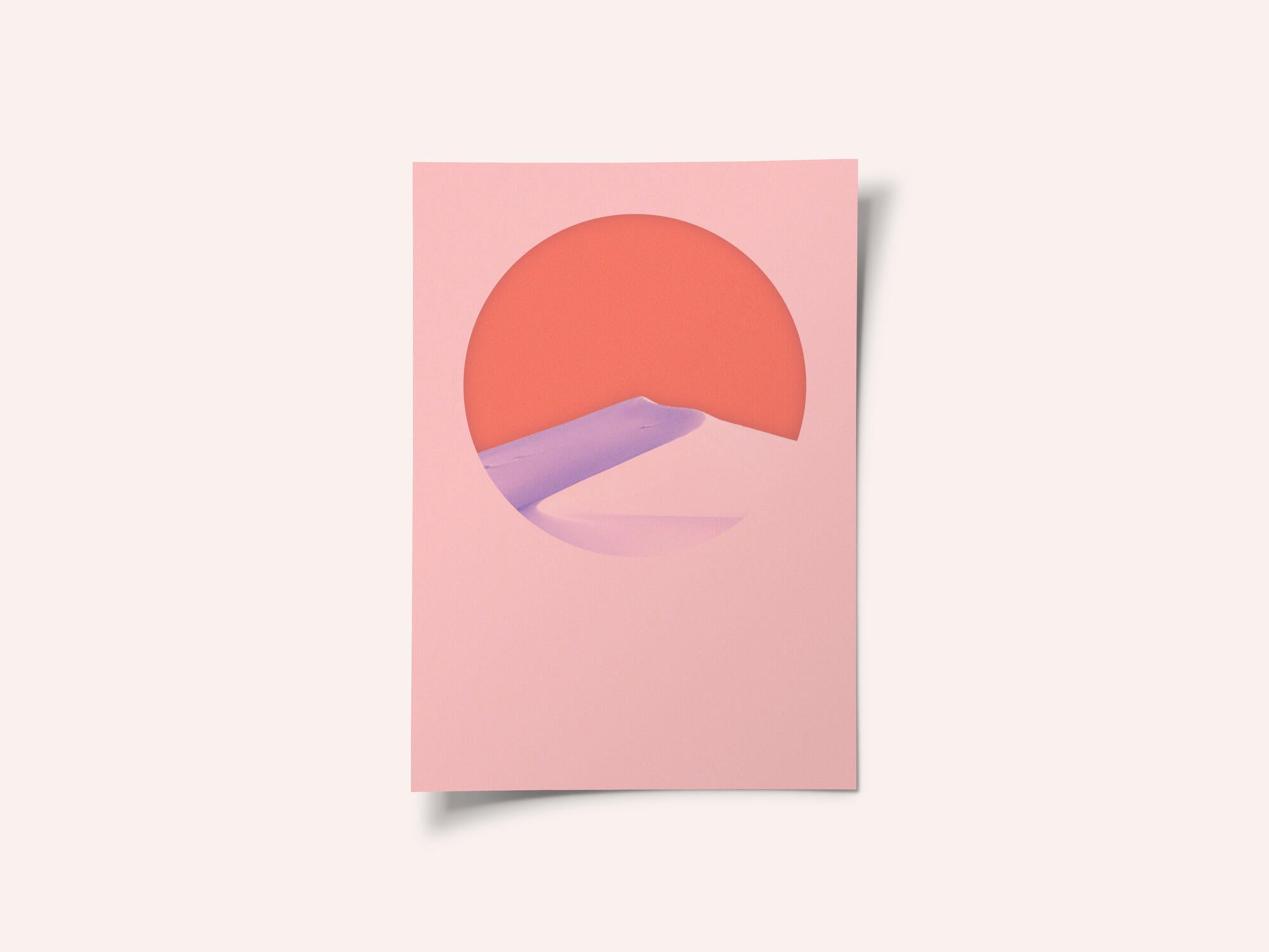 Minimalist Dune Sunset