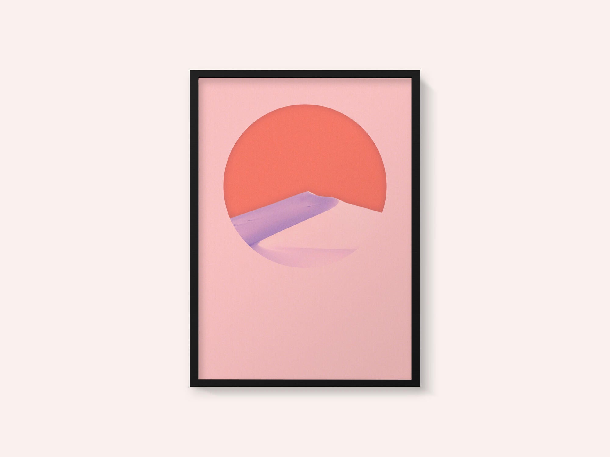 Minimalist Dune Sunset