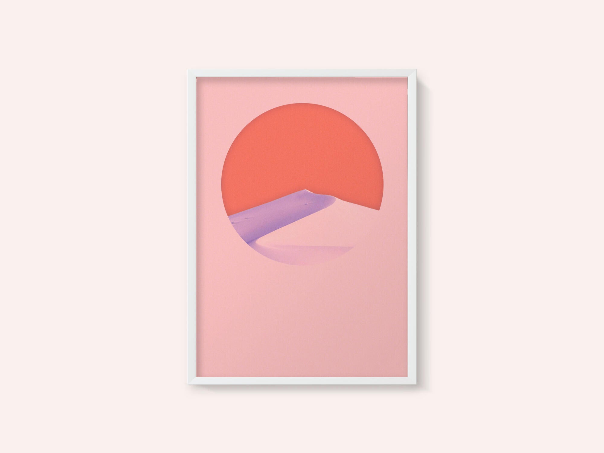 Minimalist Dune Sunset