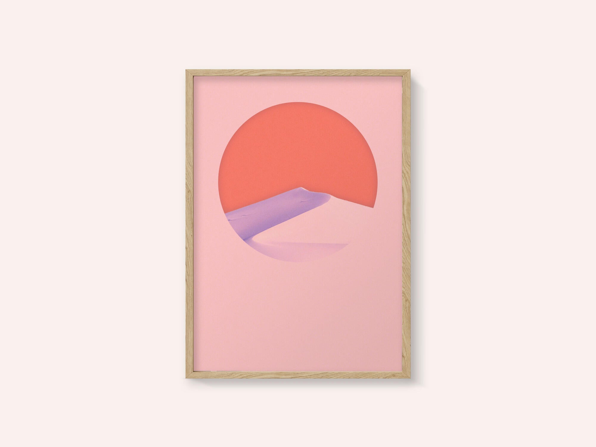 Minimalist Dune Sunset