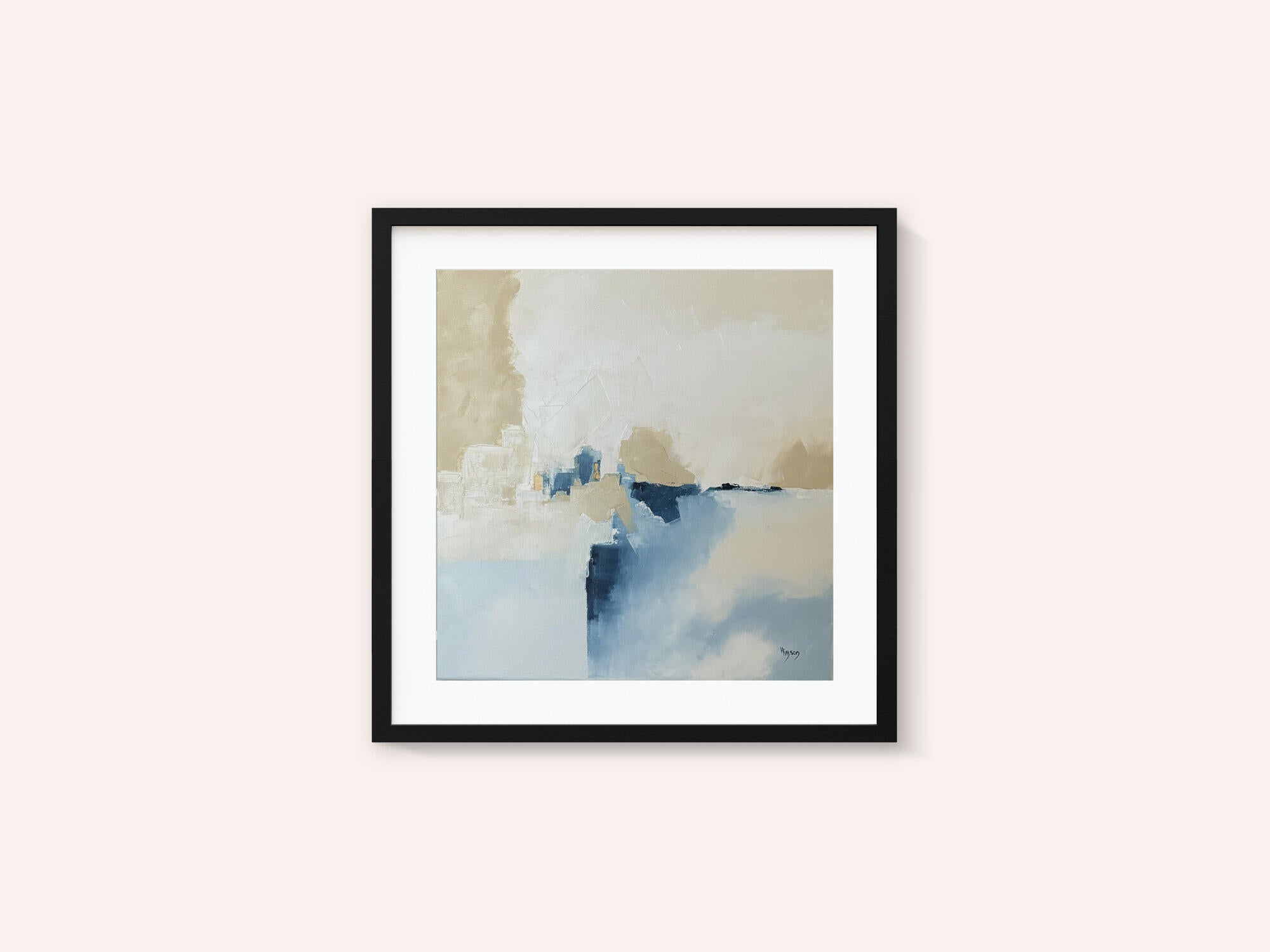 Abstract Coastal Calm