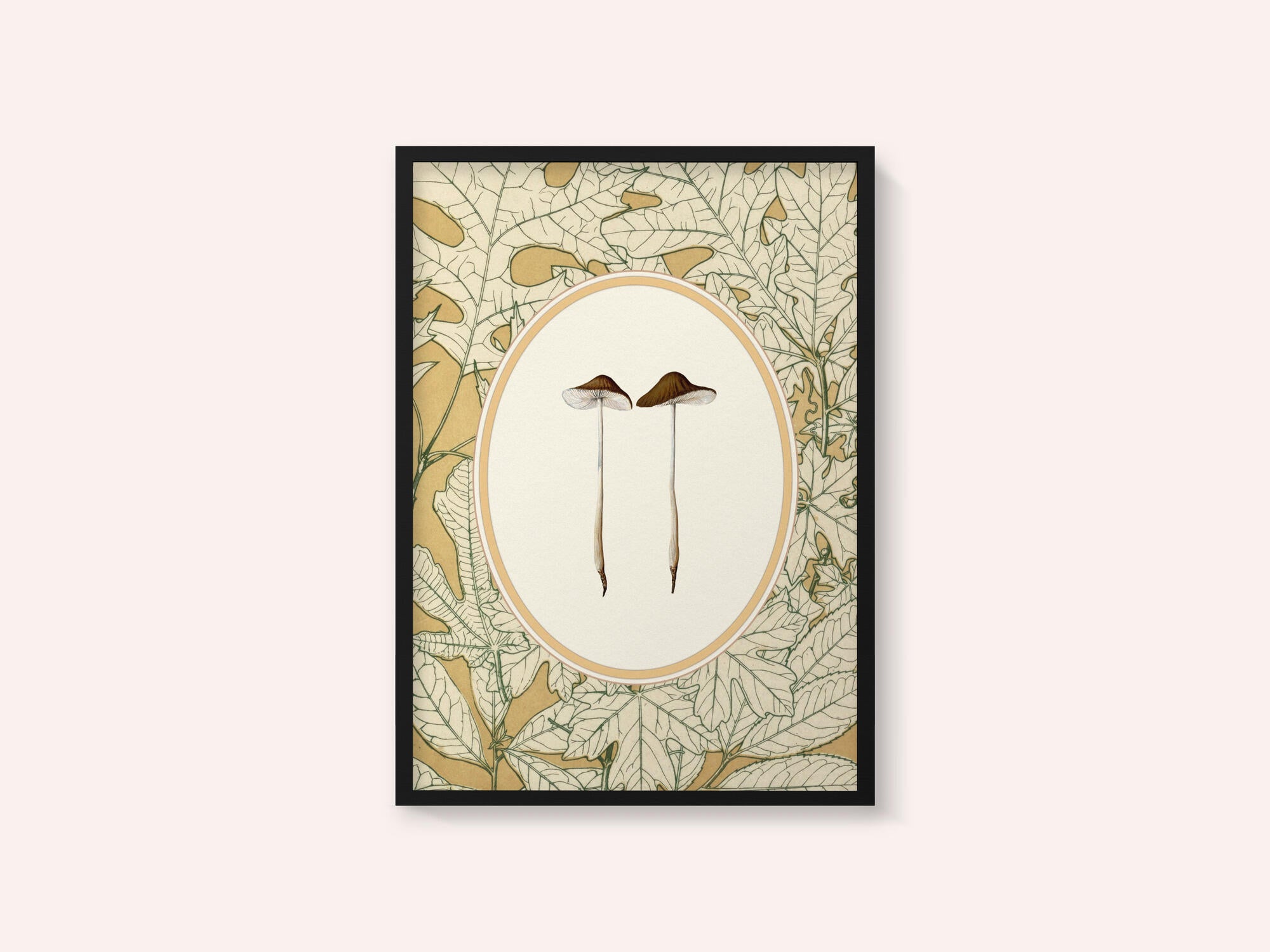 Delicate Woodland Mushrooms