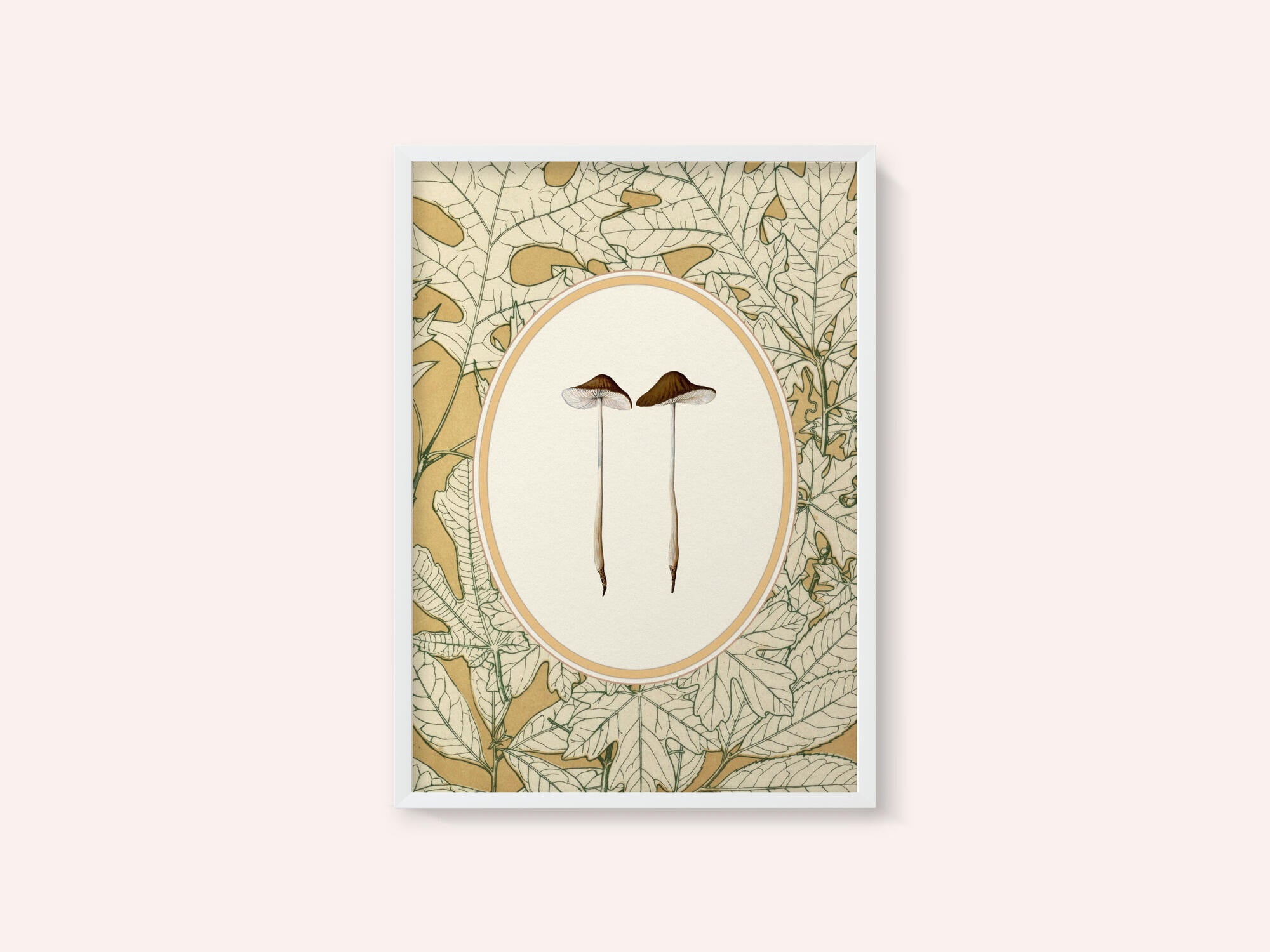 Delicate Woodland Mushrooms