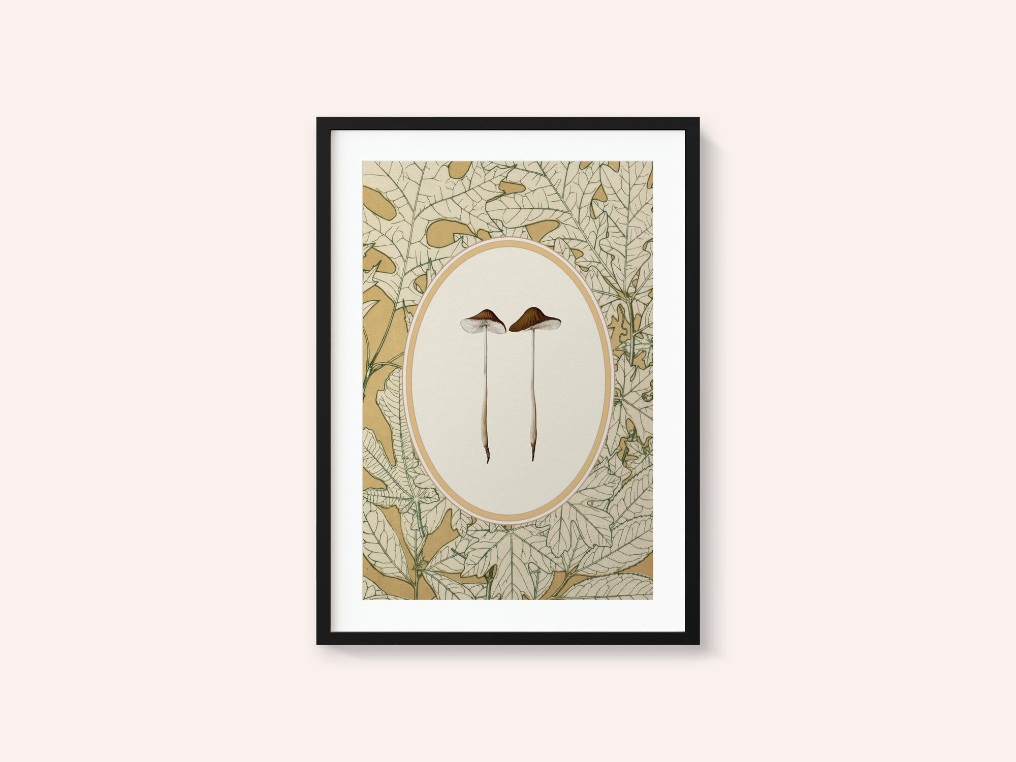 Delicate Woodland Mushrooms