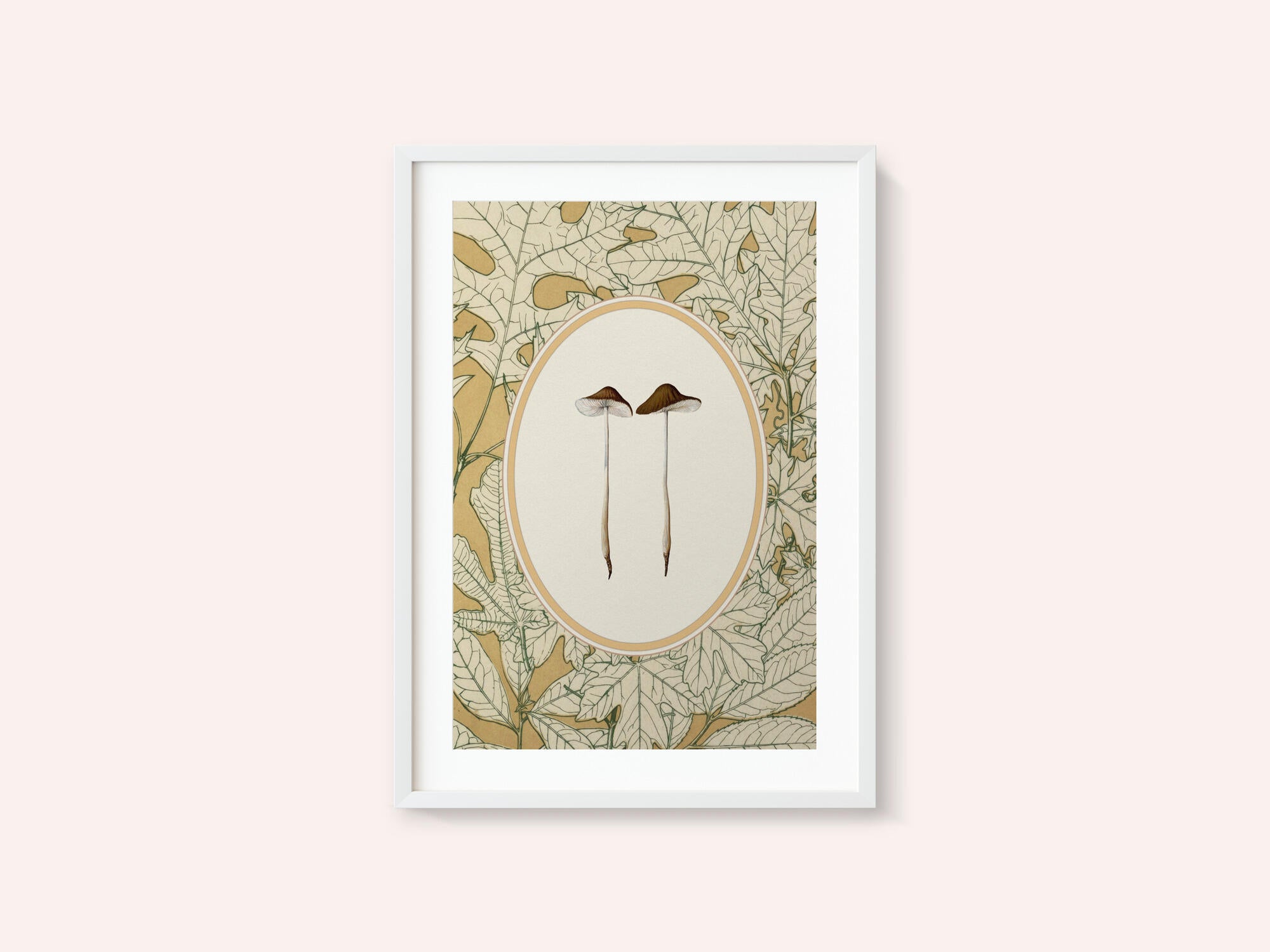 Delicate Woodland Mushrooms