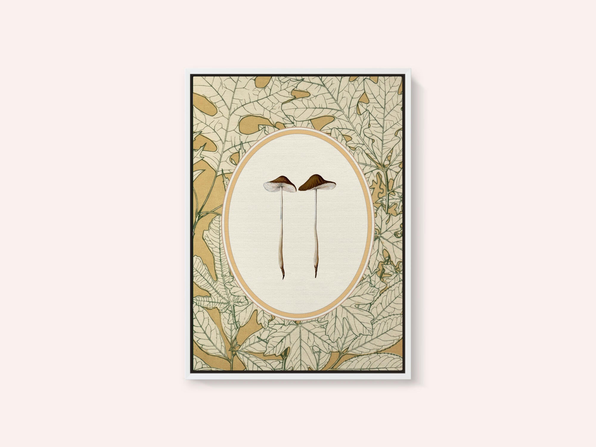 Delicate Woodland Mushrooms