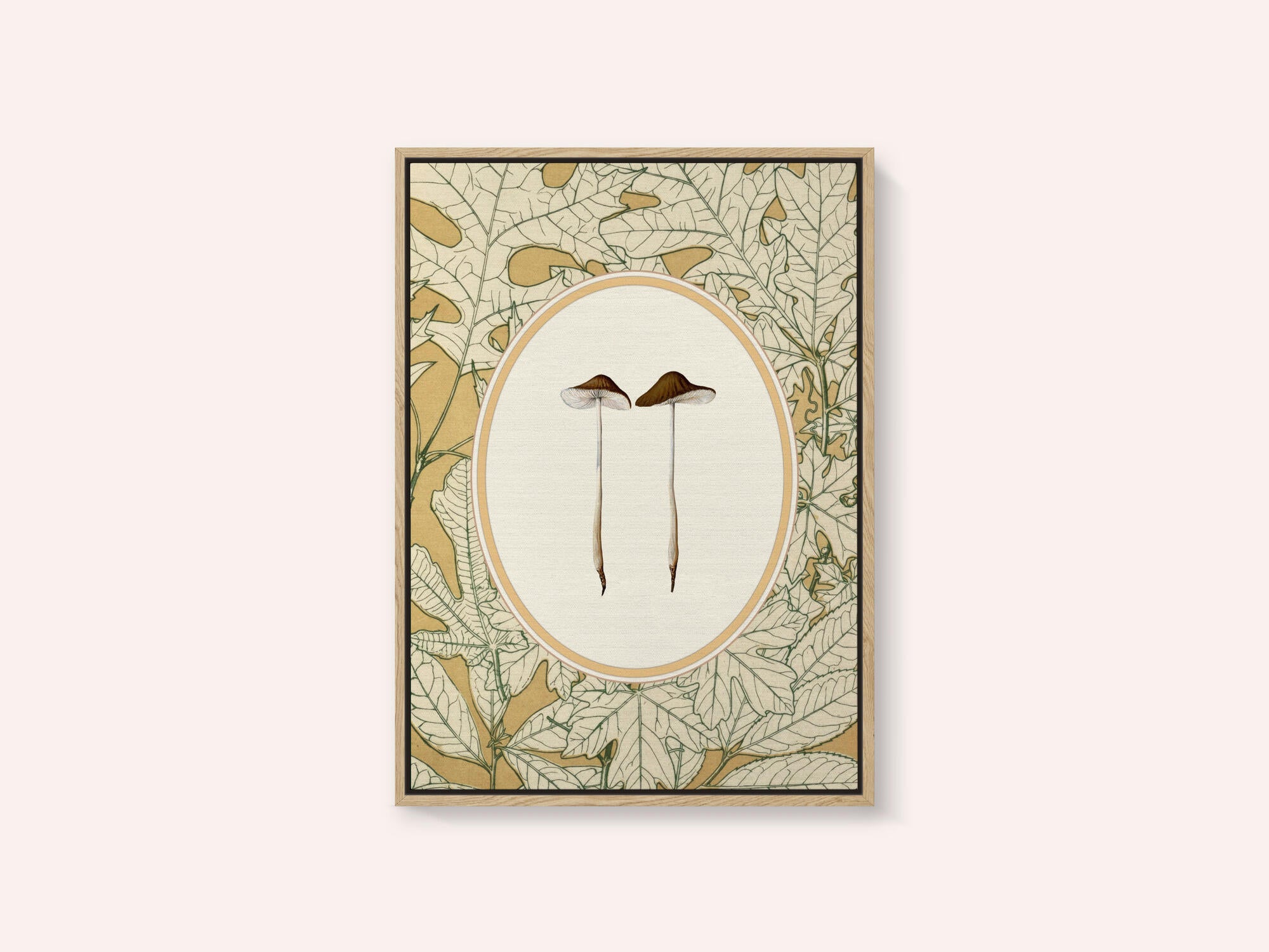 Delicate Woodland Mushrooms