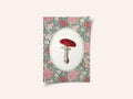 Vintage Mushroom Floral Pattern
