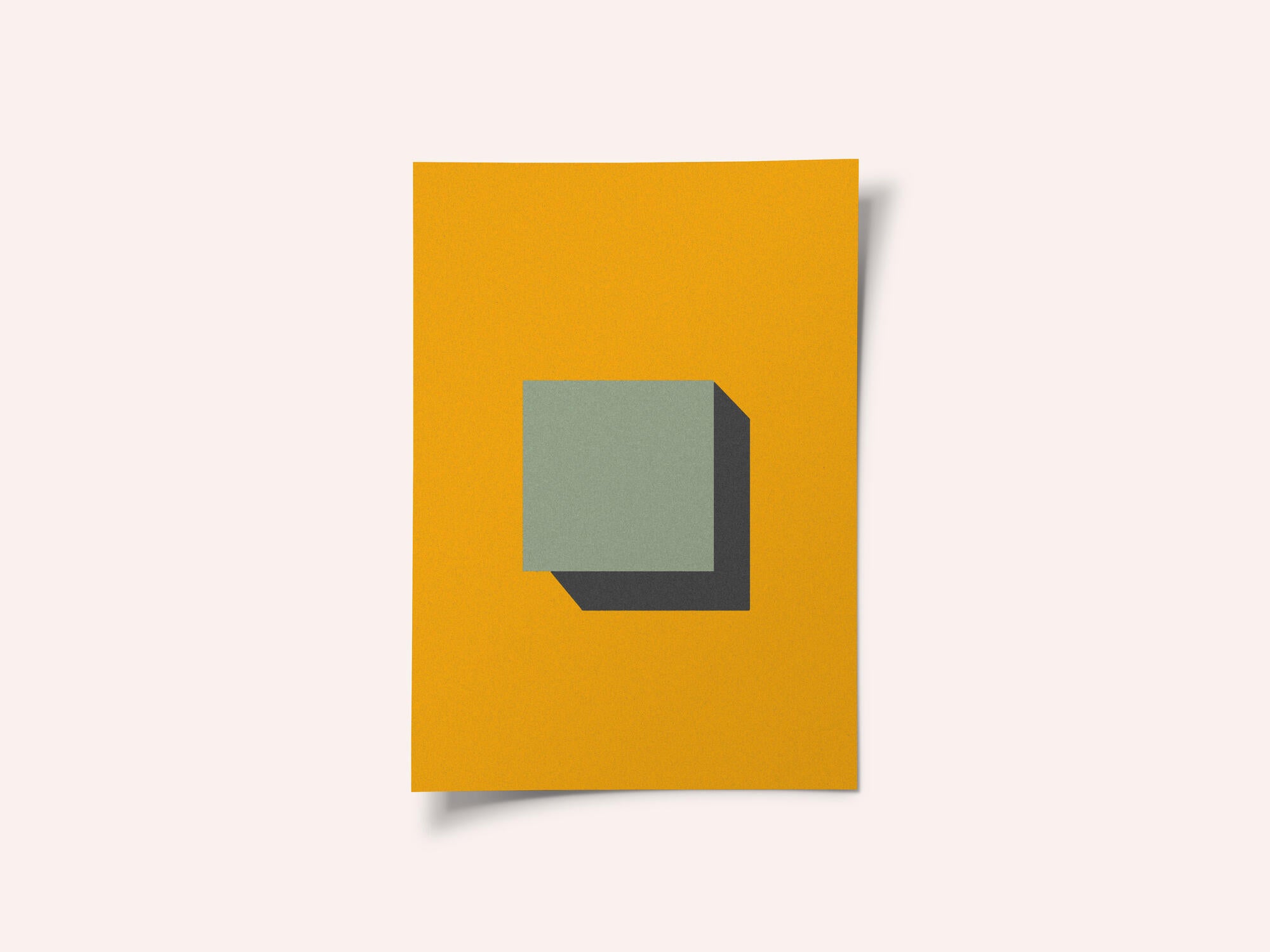 Orange Geometric Shadow