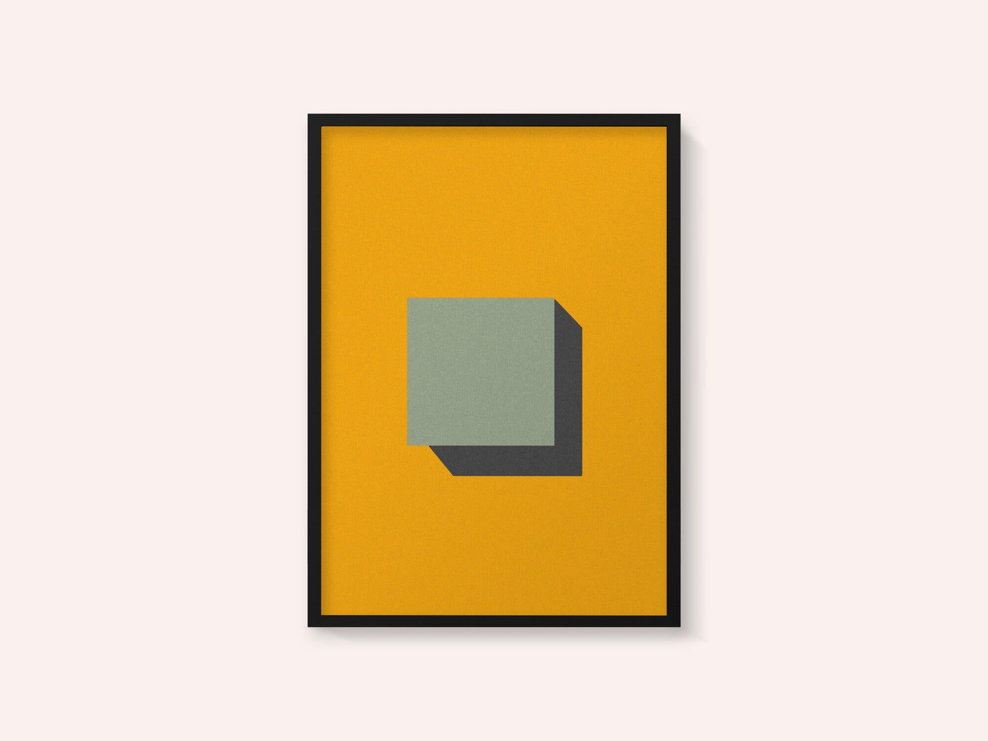 Orange Geometric Shadow