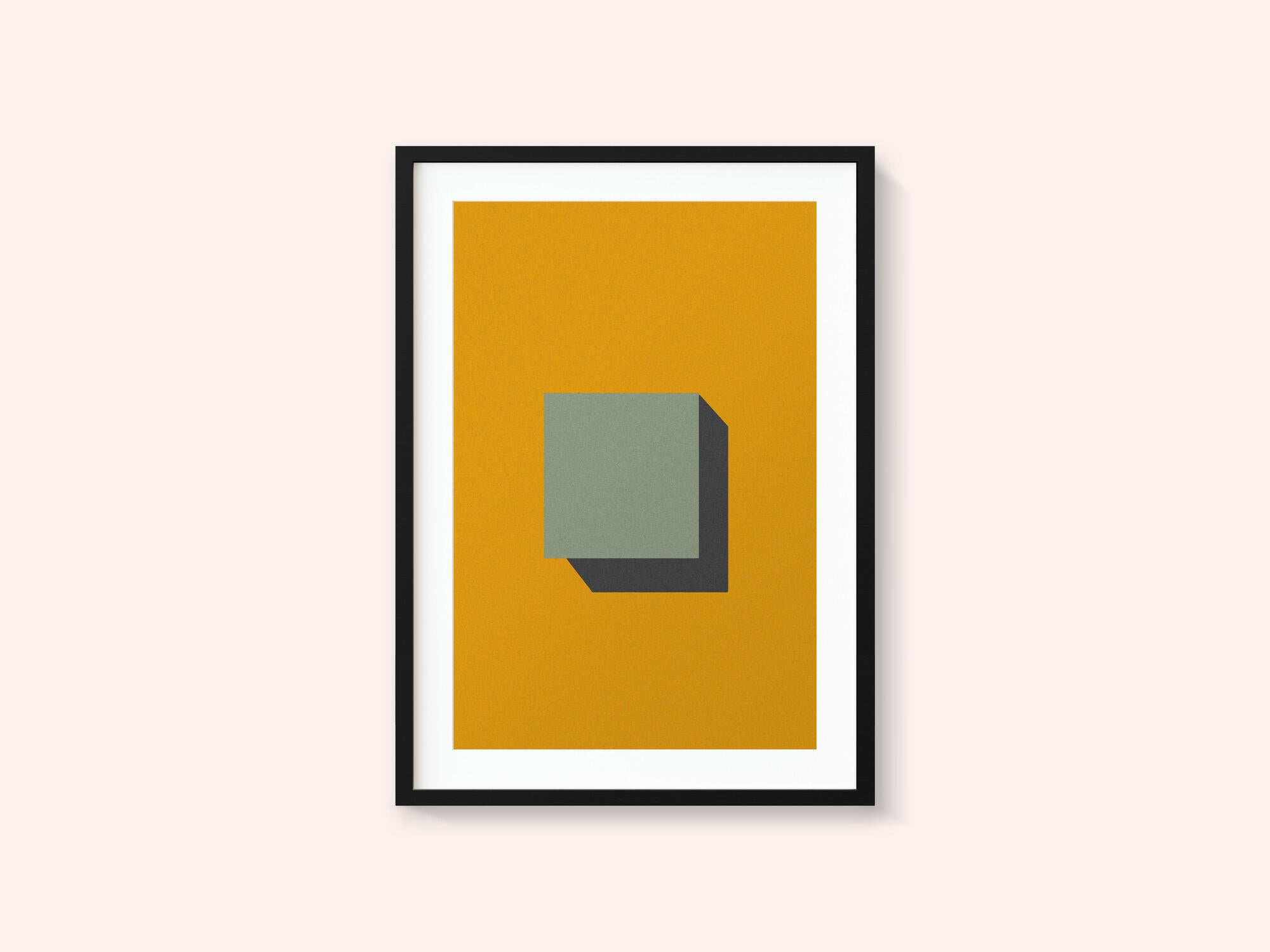 Orange Geometric Shadow