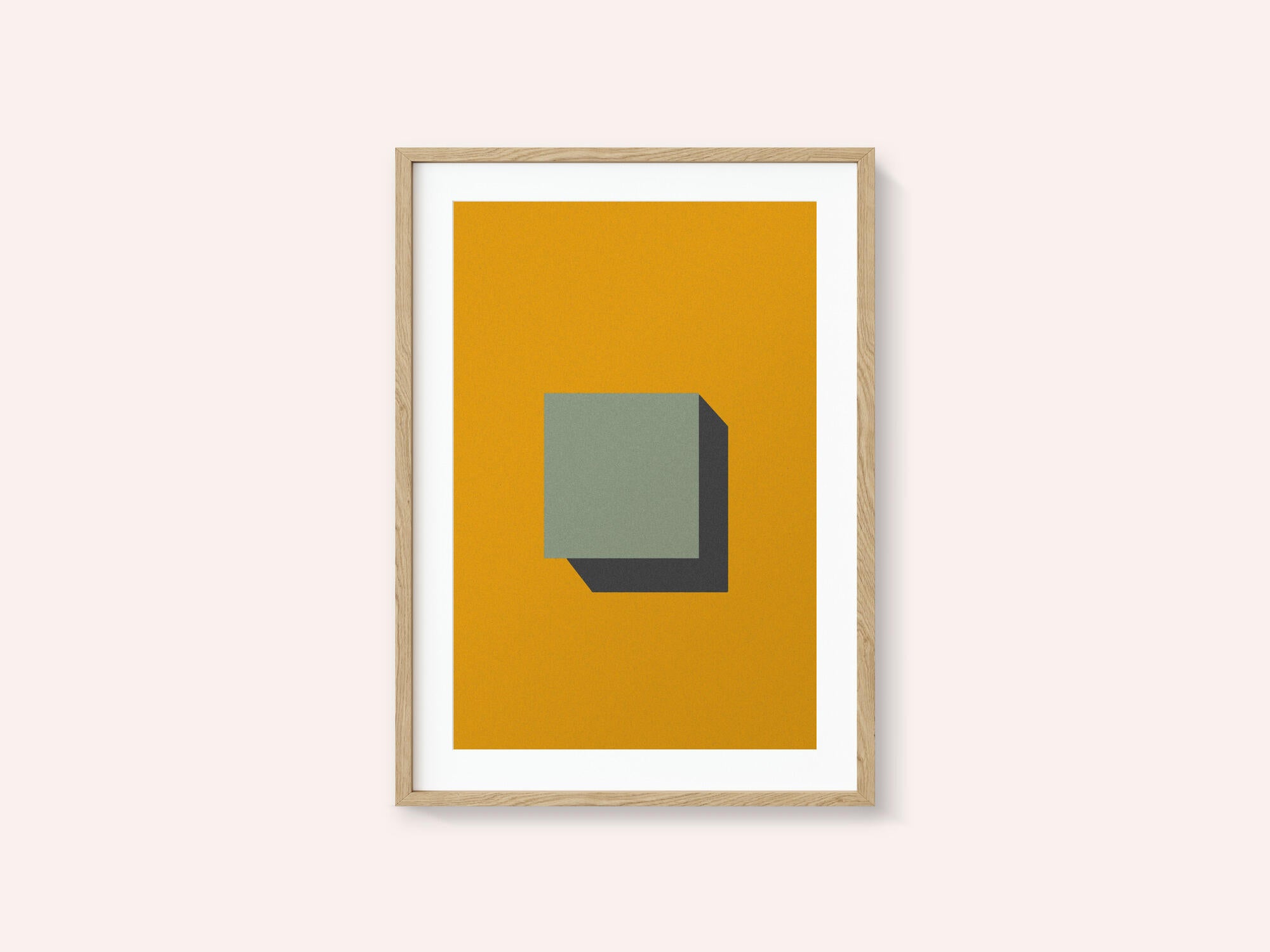 Orange Geometric Shadow