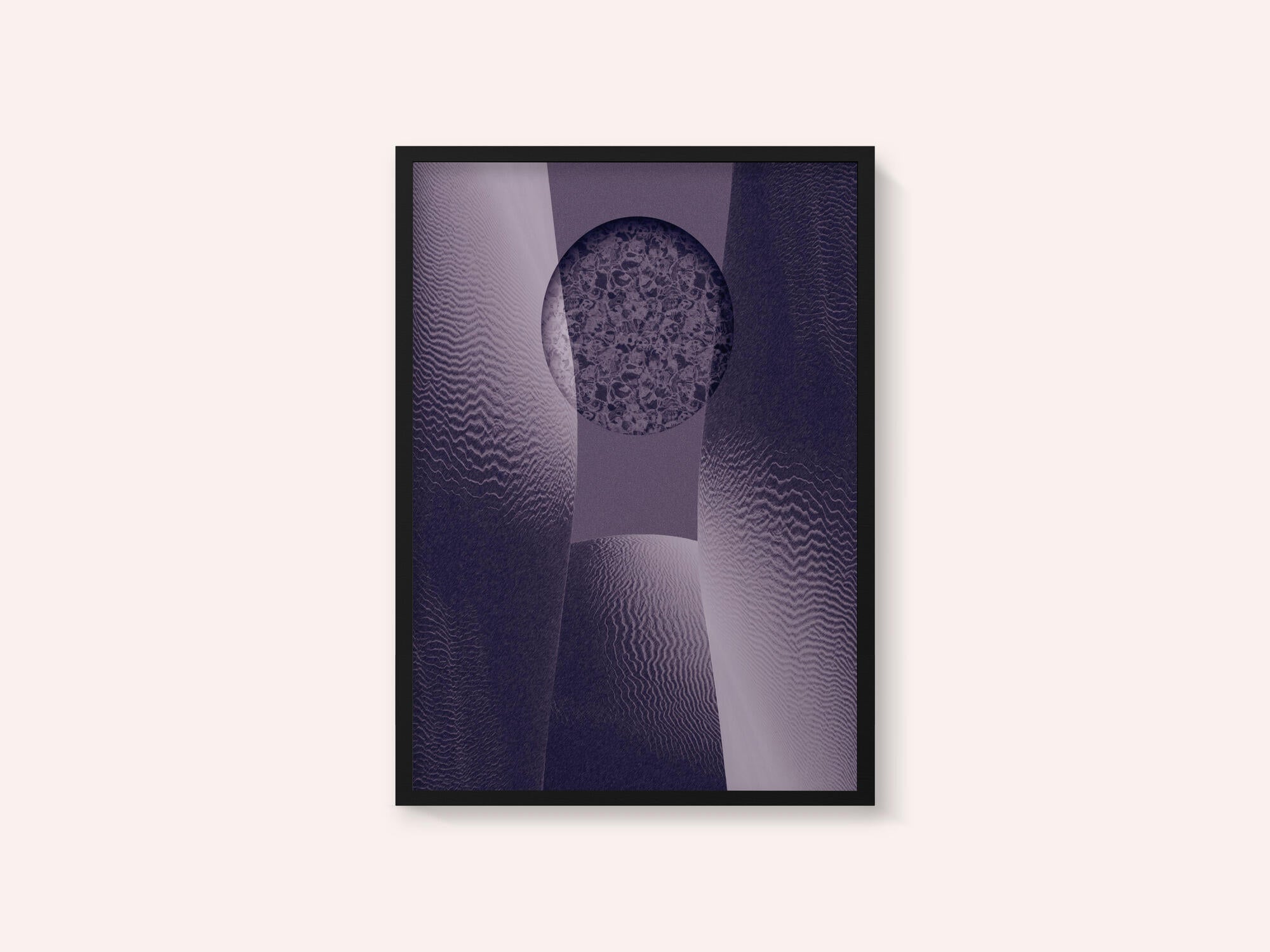 Purple Abstract Terrain