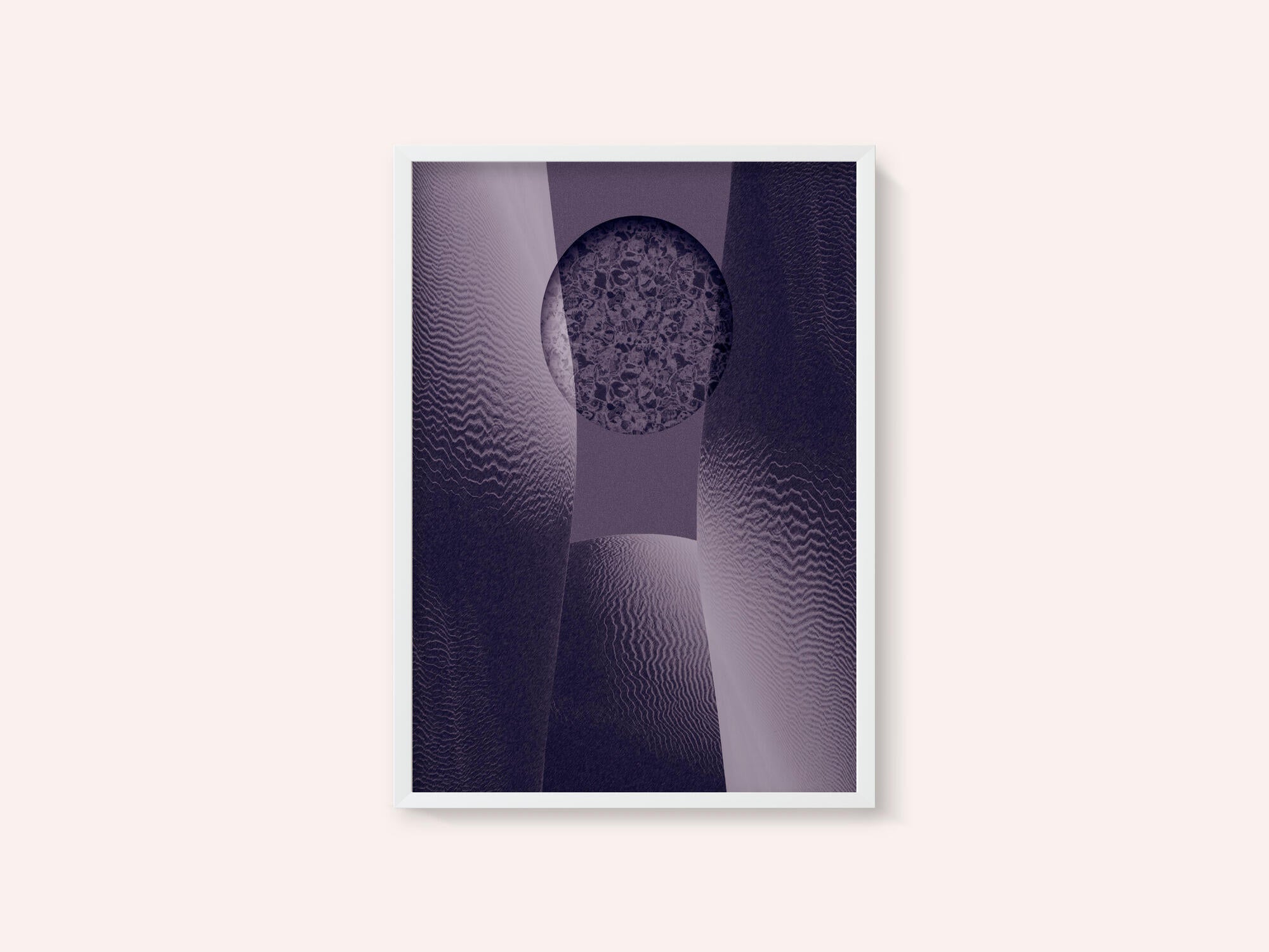 Purple Abstract Terrain