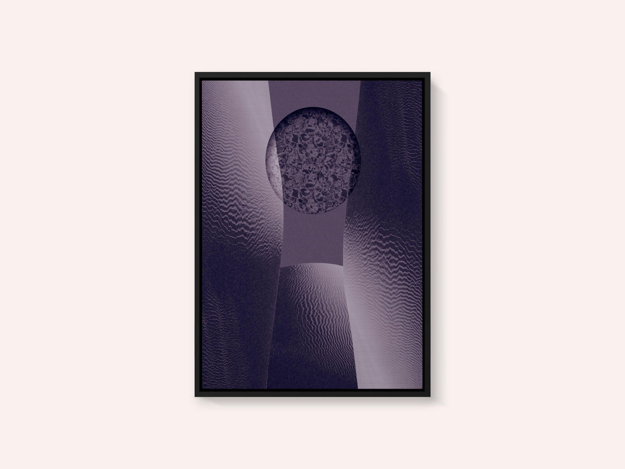 Purple Abstract Terrain