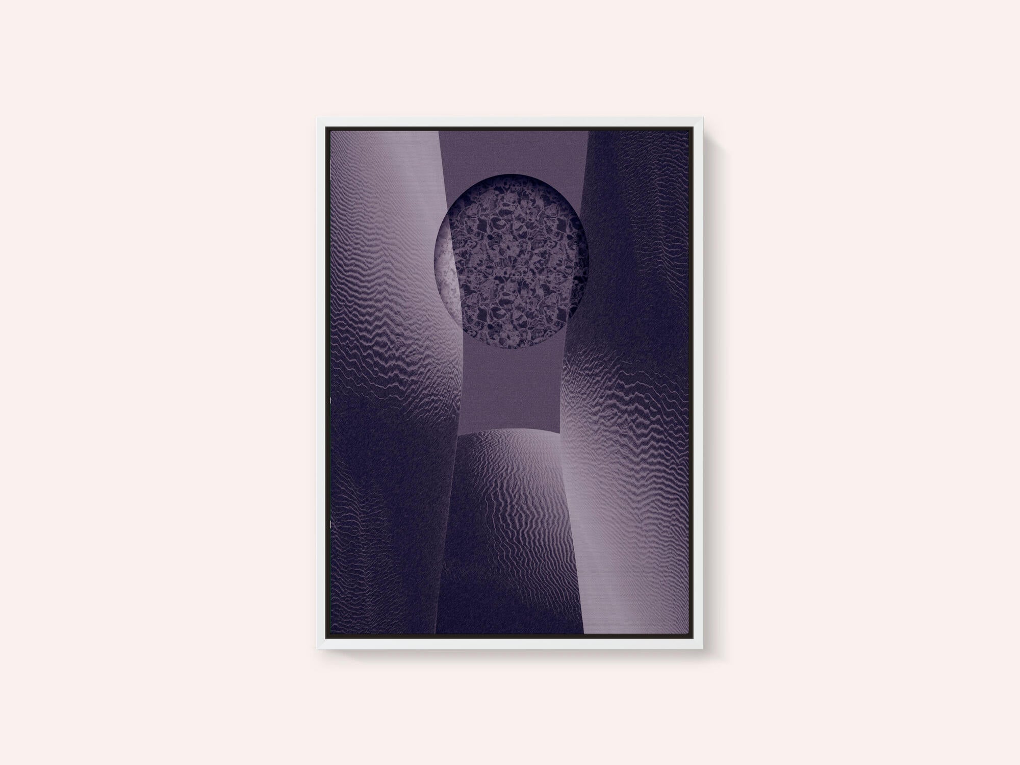 Purple Abstract Terrain