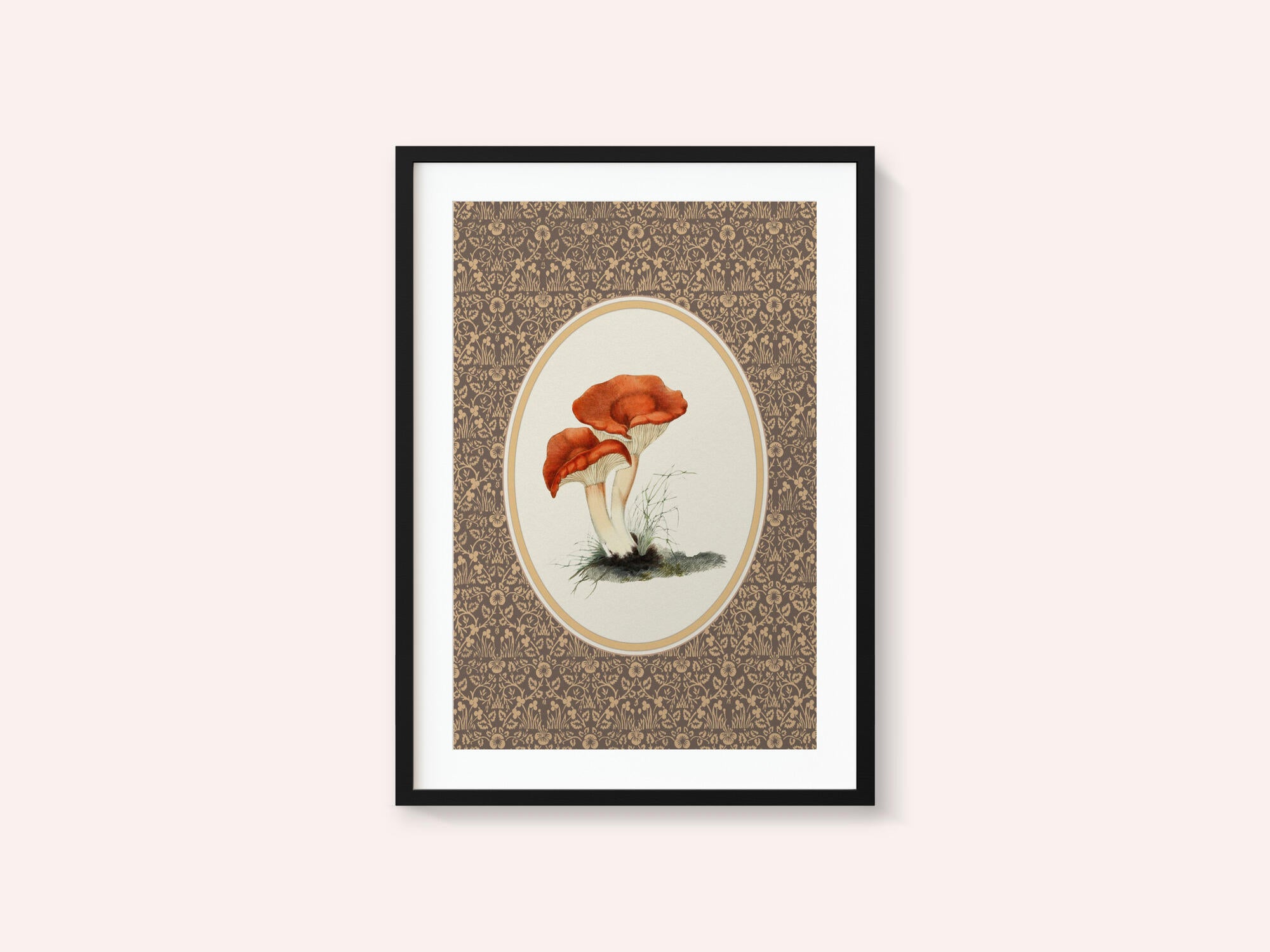 Vintage Mushroom Illustration