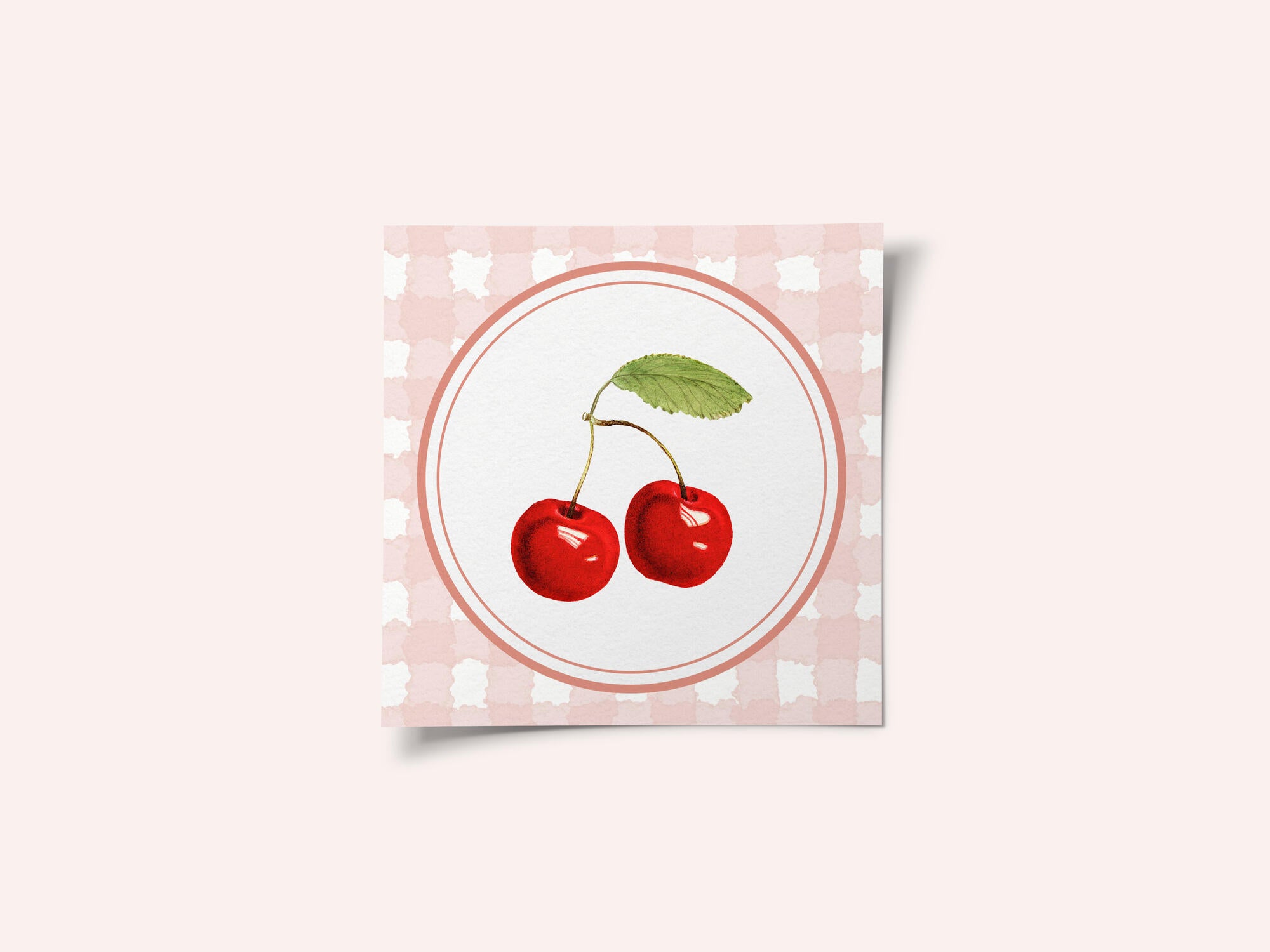 Gingham Cherry Sweetness