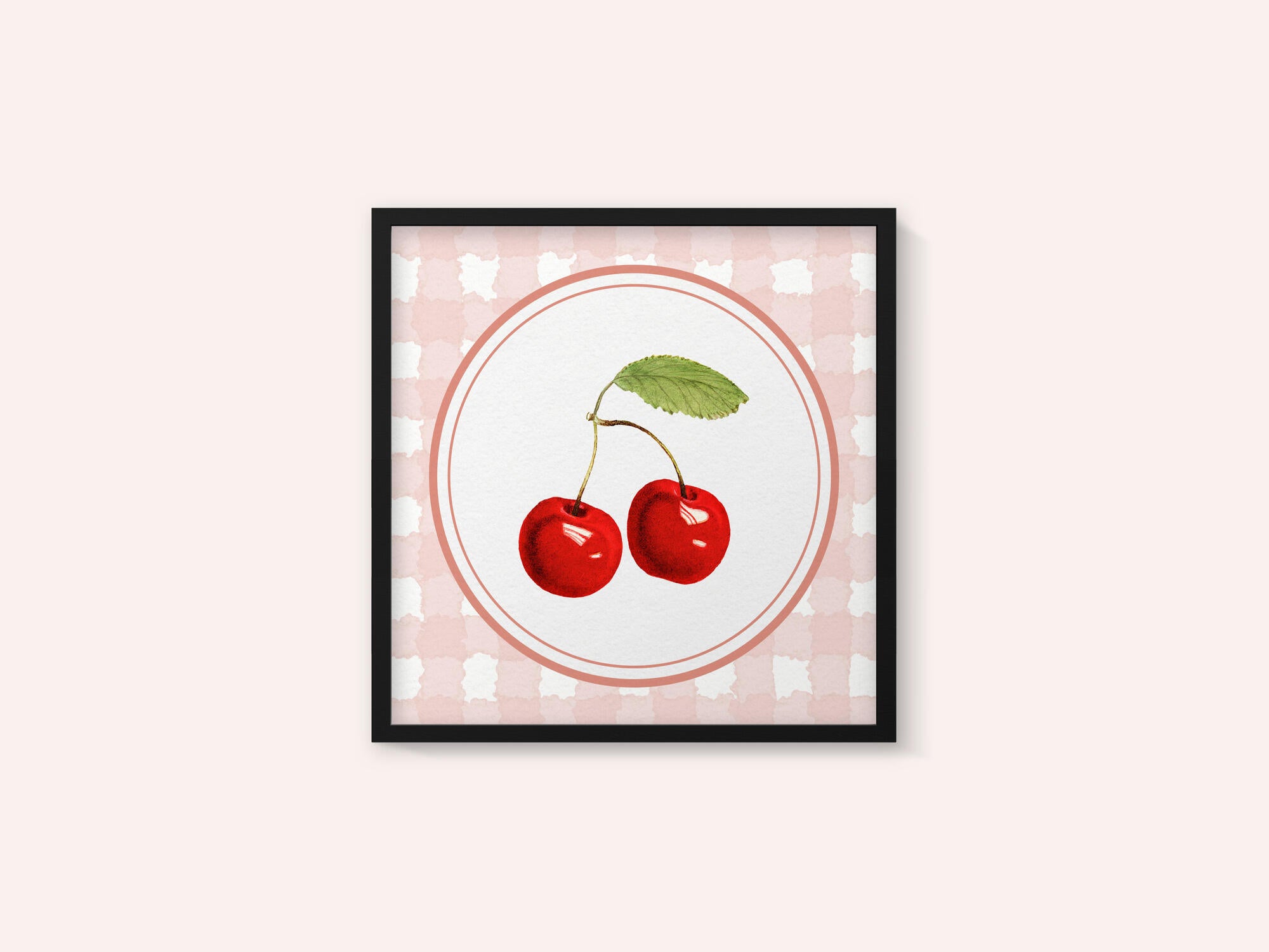 Gingham Cherry Sweetness
