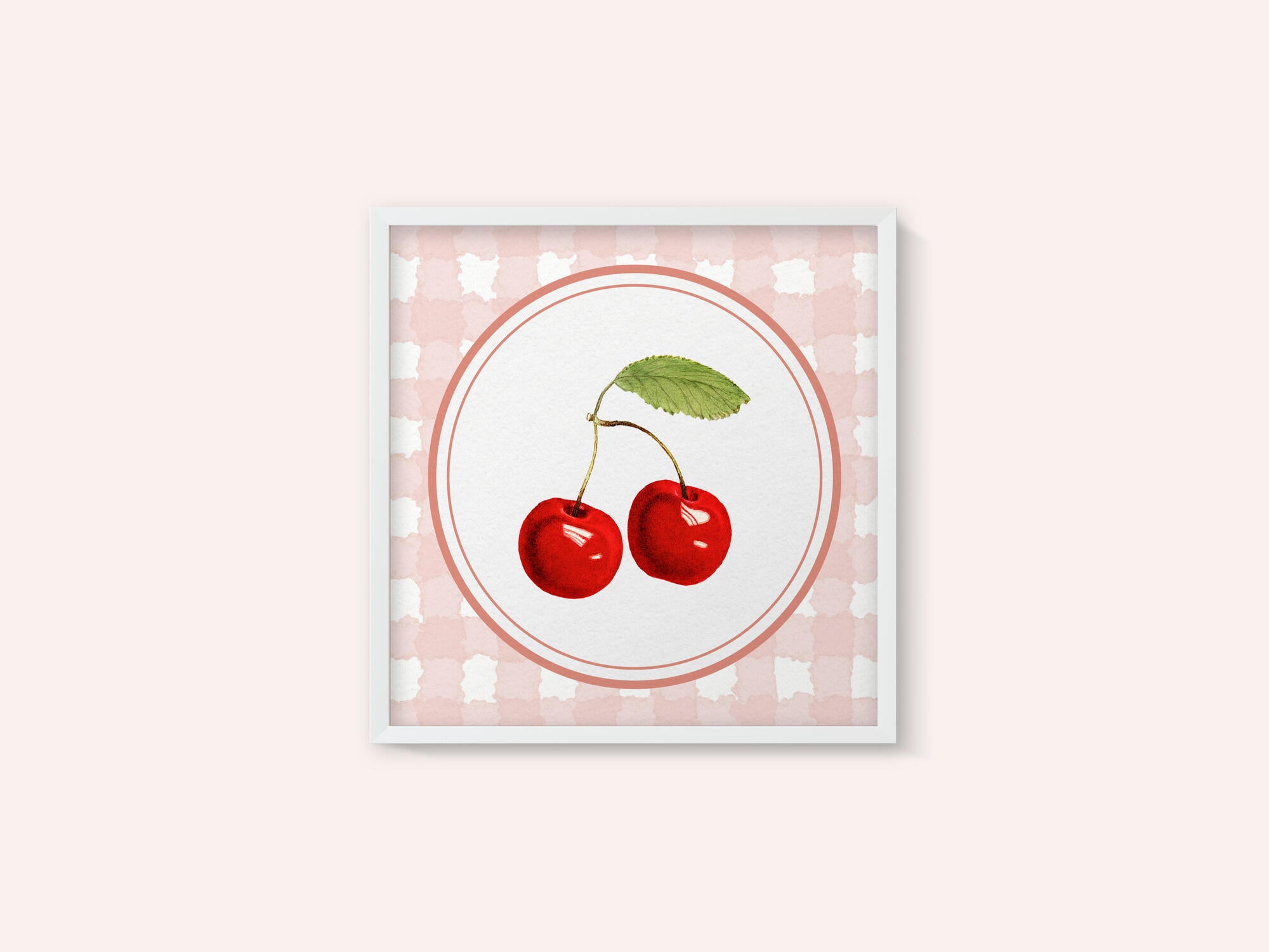 Gingham Cherry Sweetness