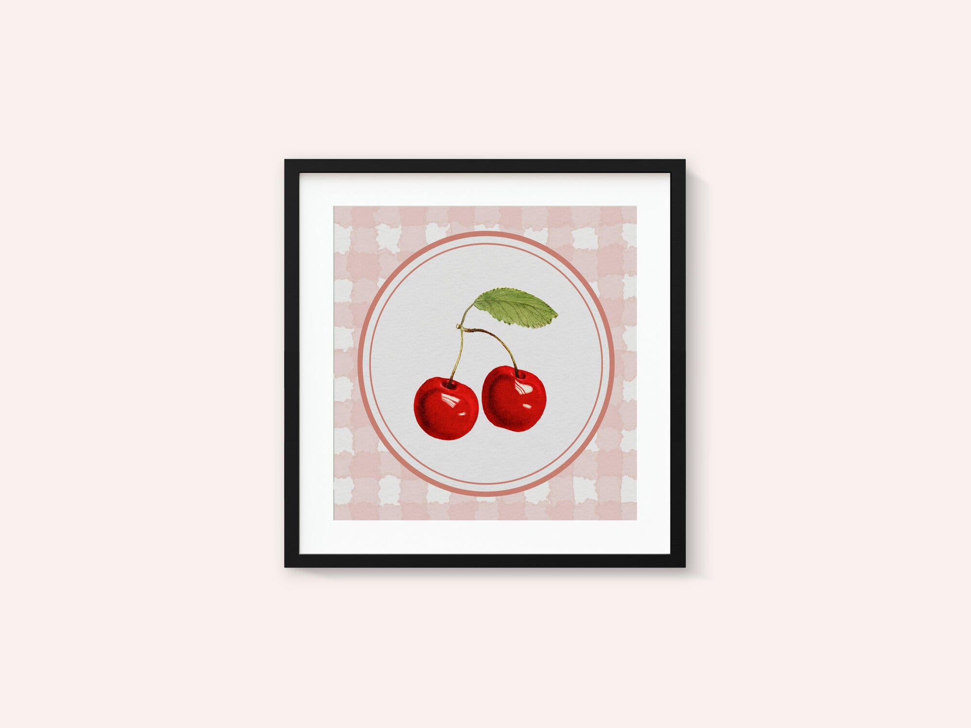 Gingham Cherry Sweetness