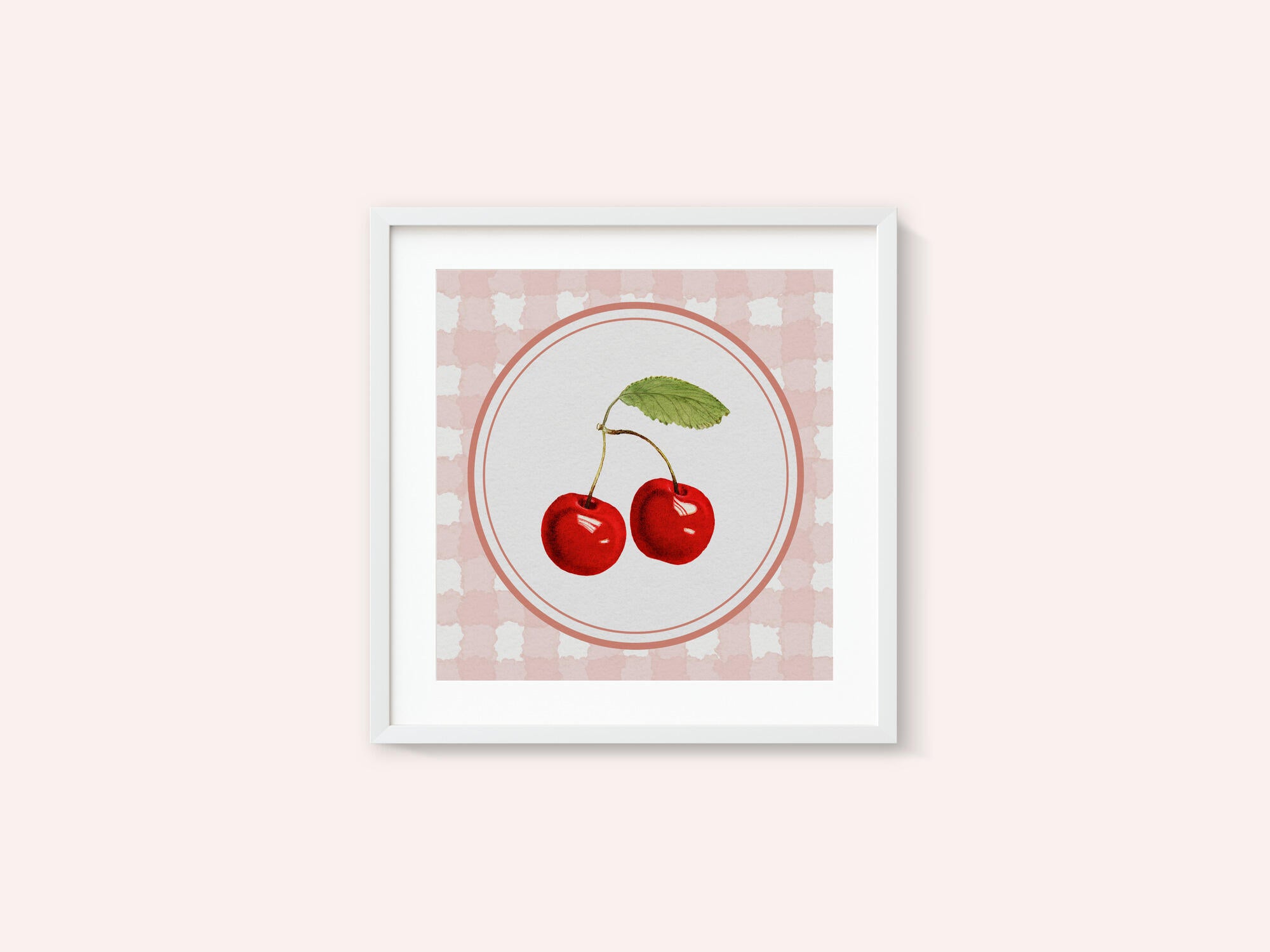 Gingham Cherry Sweetness