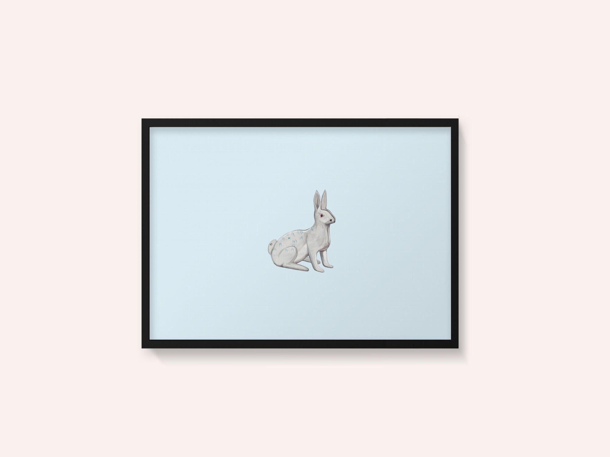 Serene White Rabbit