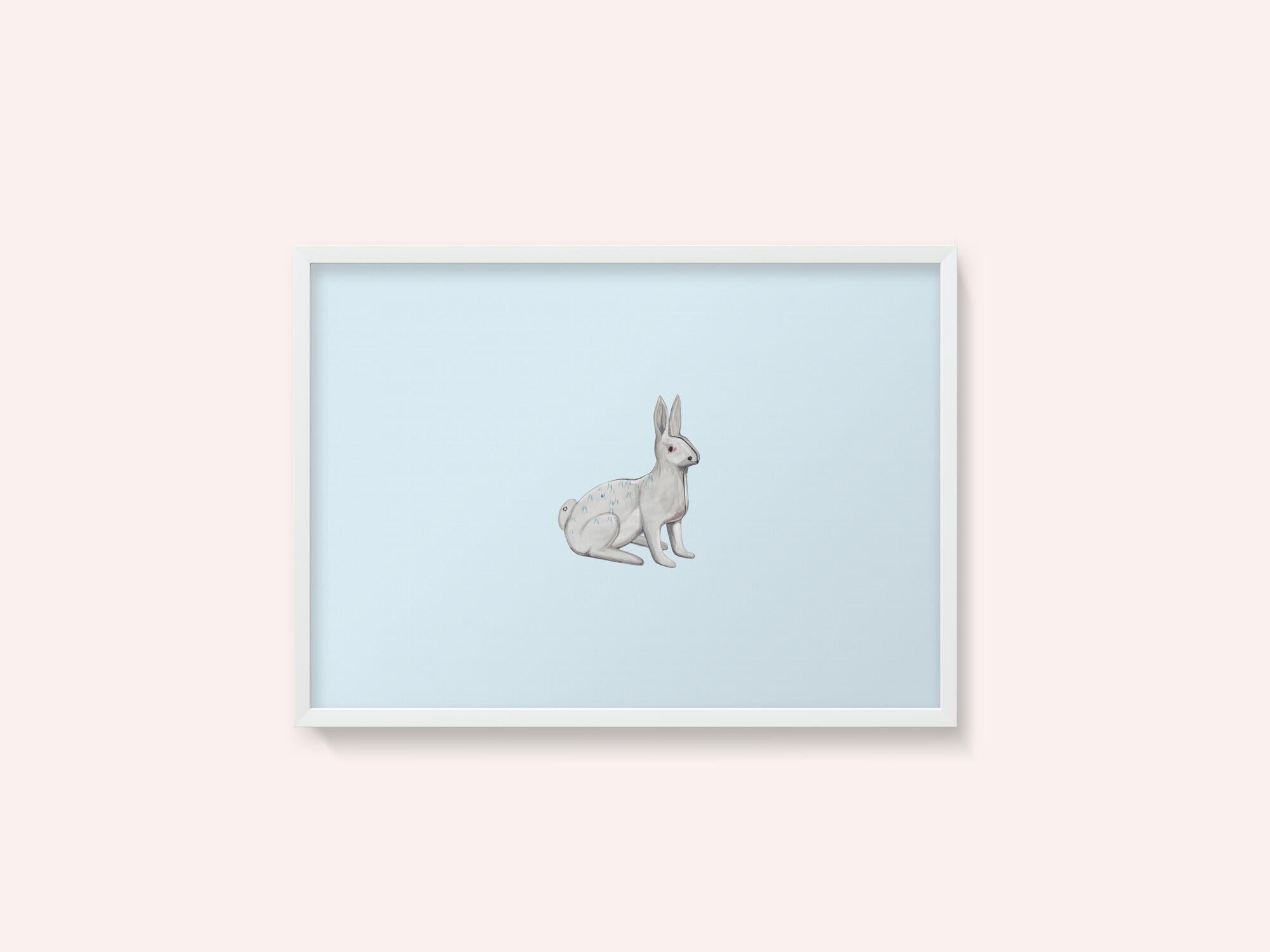 Serene White Rabbit