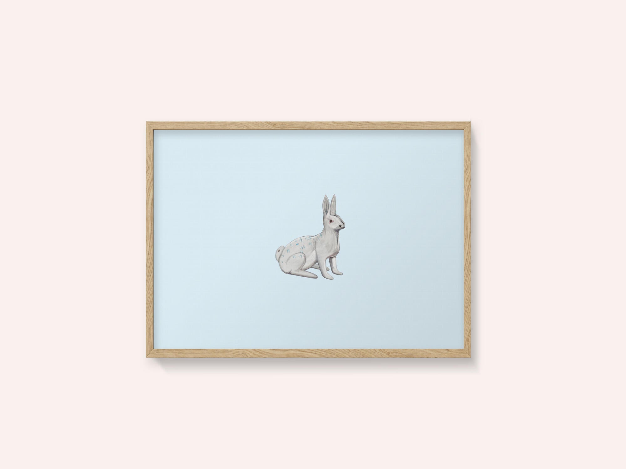 Serene White Rabbit