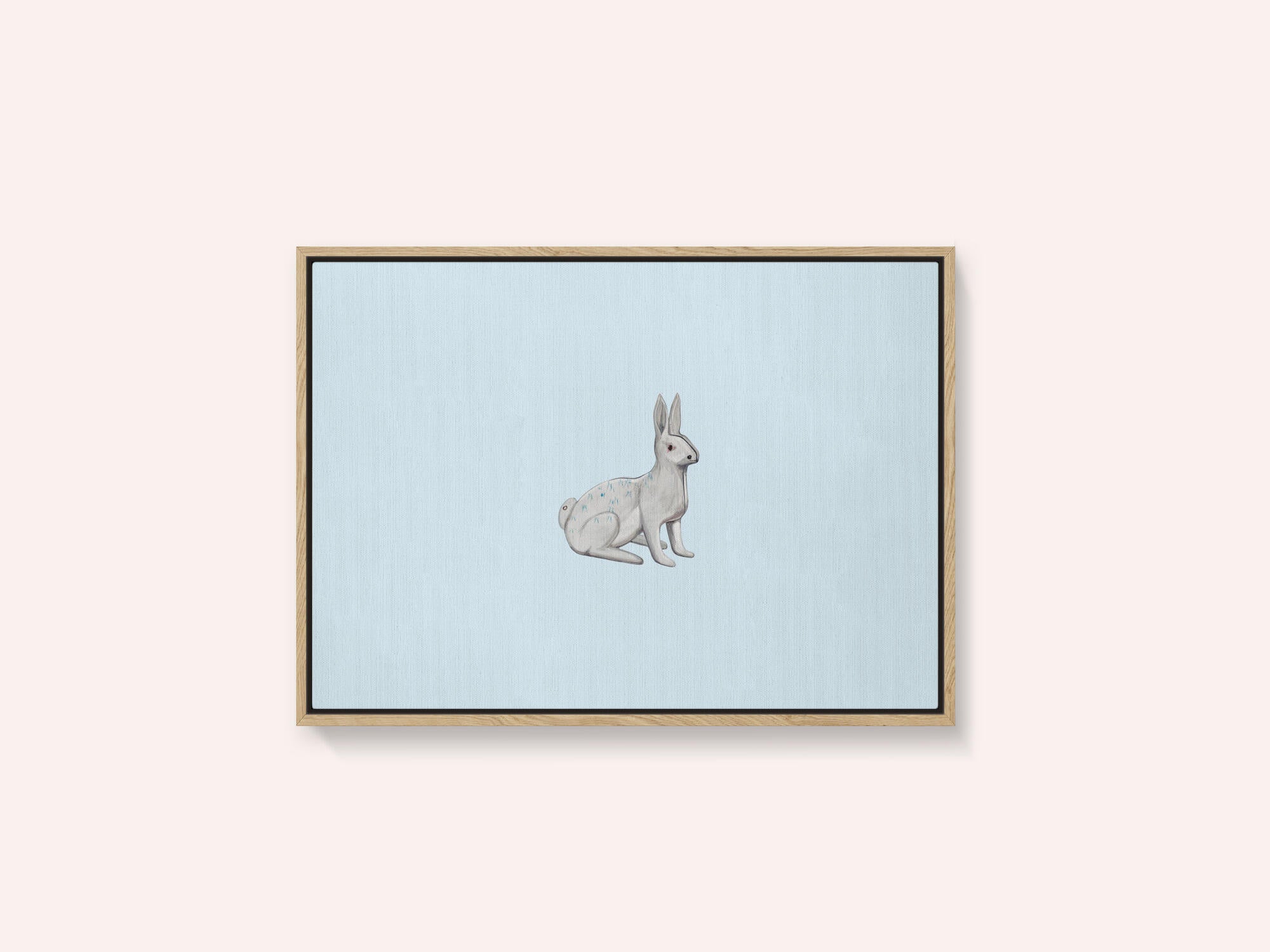 Serene White Rabbit