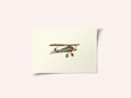 Vintage Biplane Model