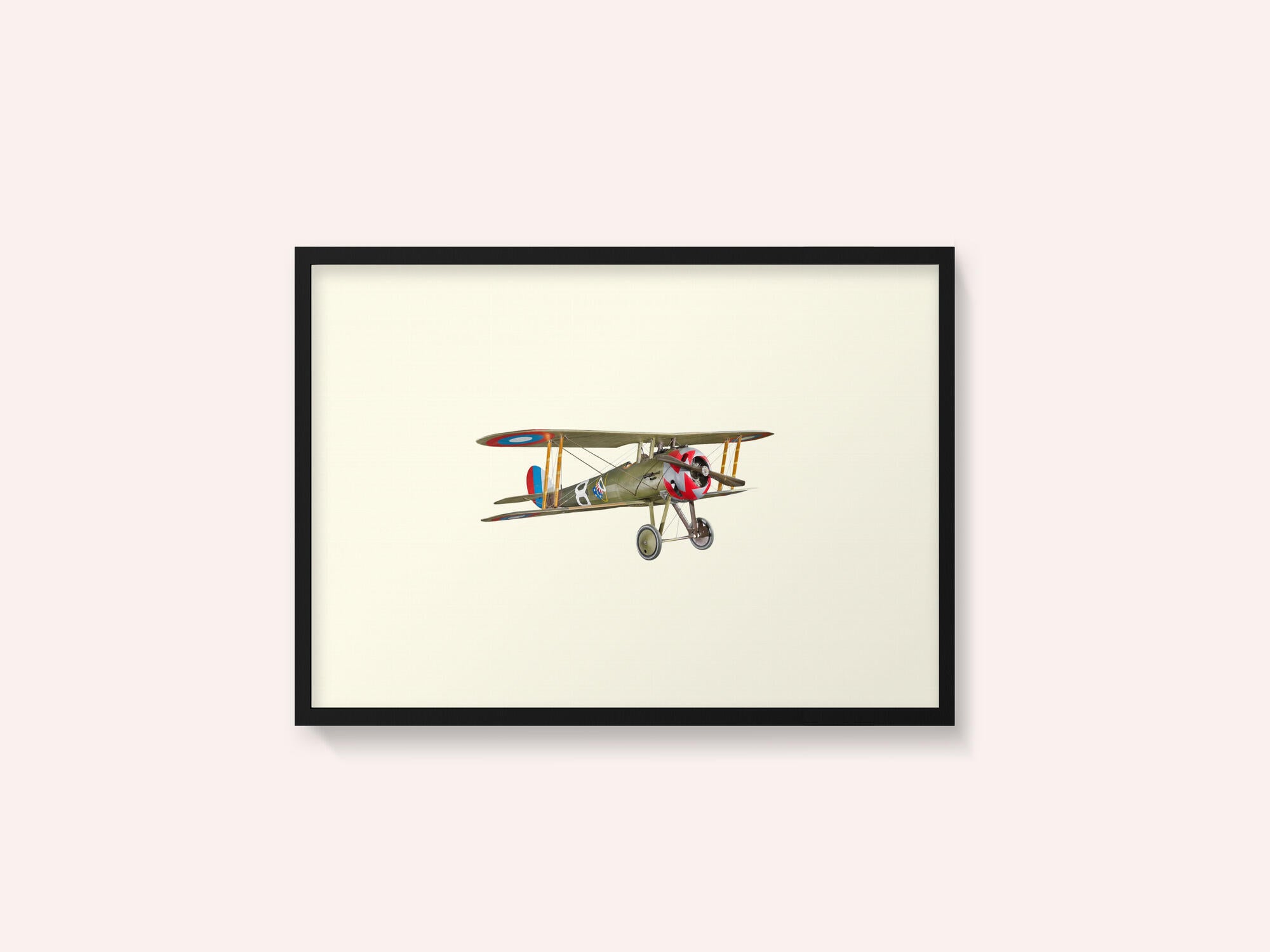 Vintage Biplane Model