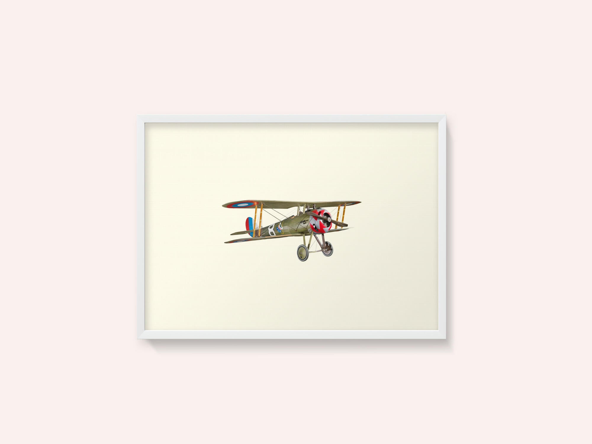 Vintage Biplane Model