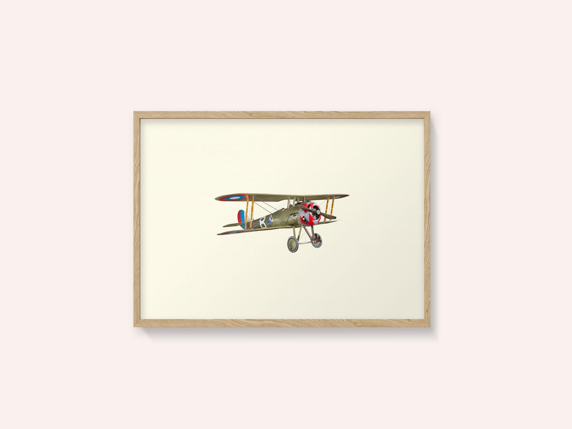 Vintage Biplane Model