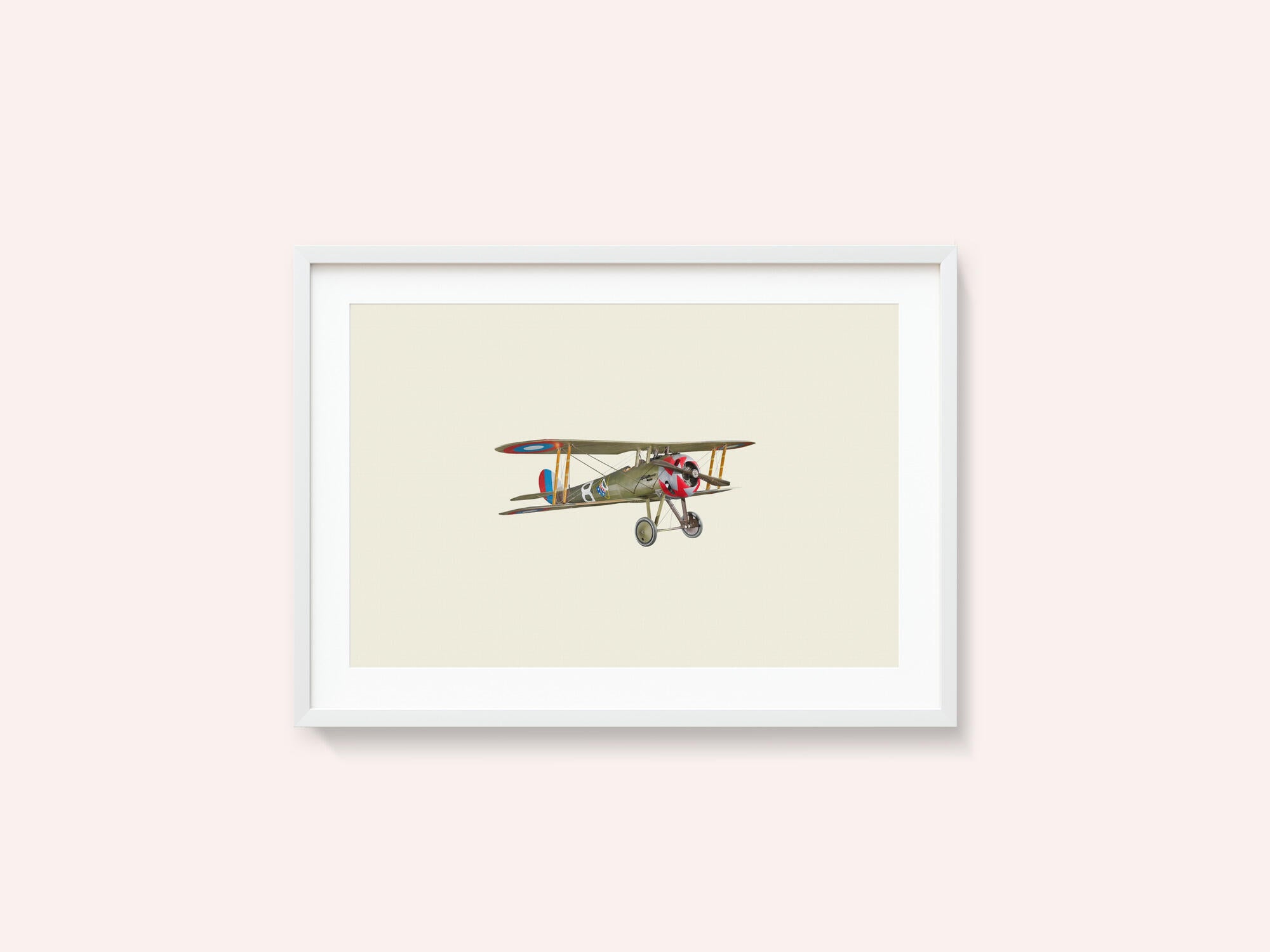 Vintage Biplane Model