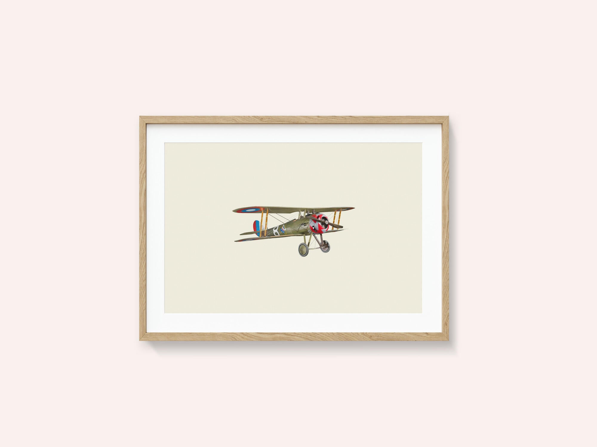 Vintage Biplane Model